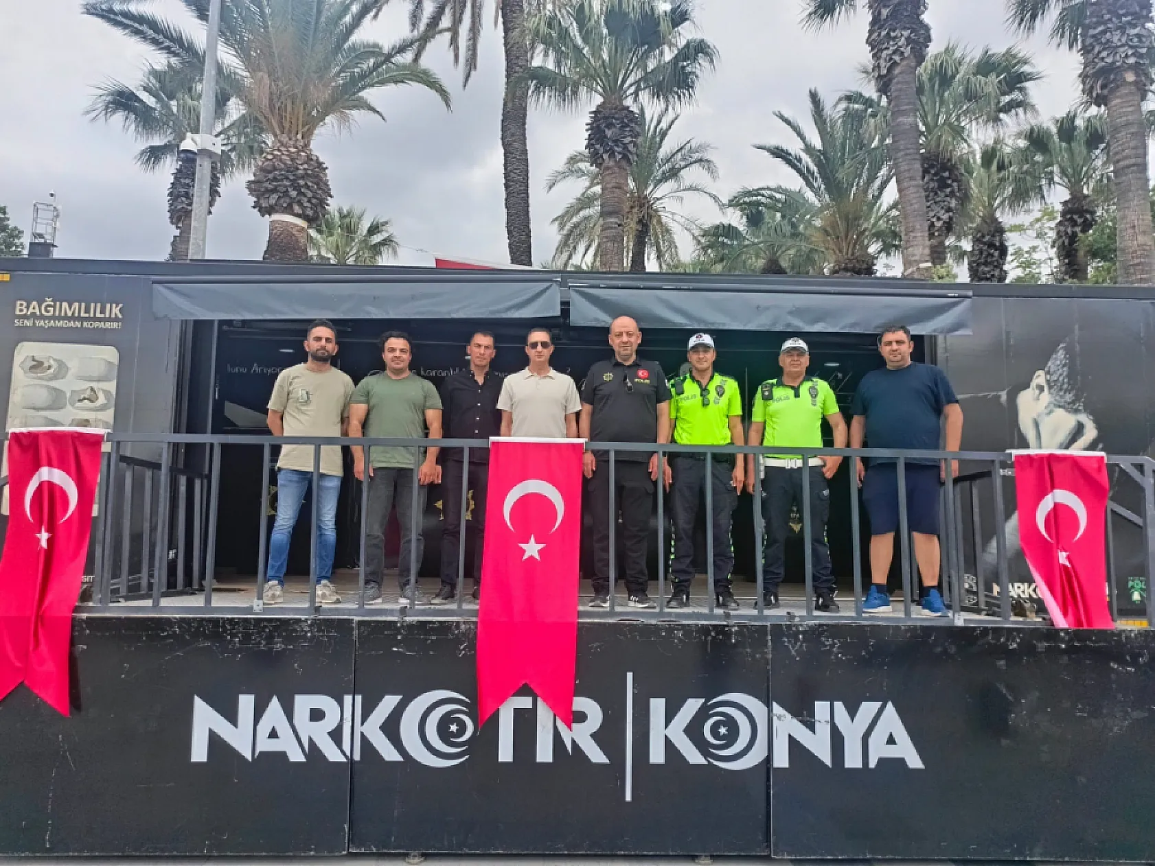 Bodrum'da uyuşturucuya teknolojik savaş: 'Narko tır' meydana konuşlandı