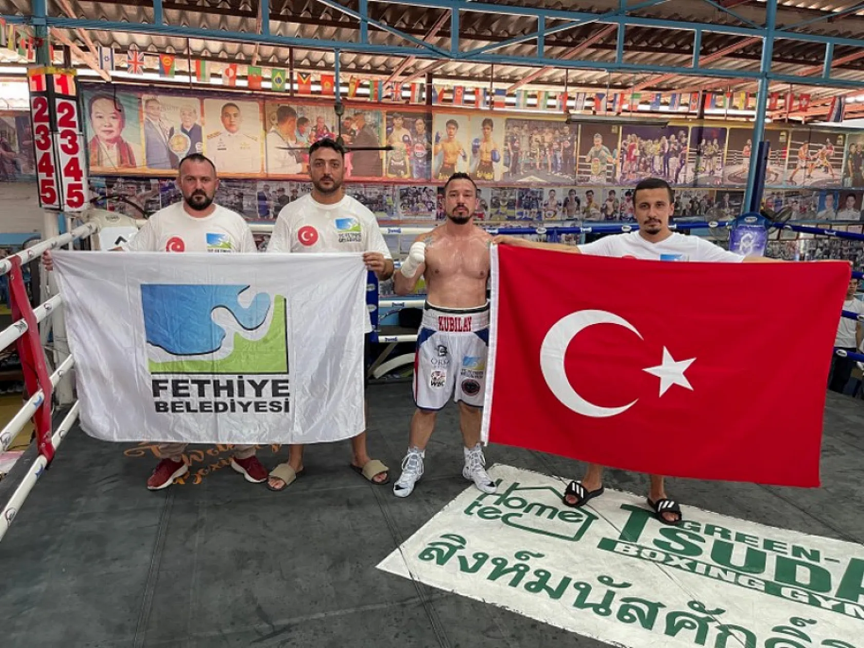 Fethiyeli Yenilgisiz Boksör Kubilay Alcu Bangkok'ta da Kazandı