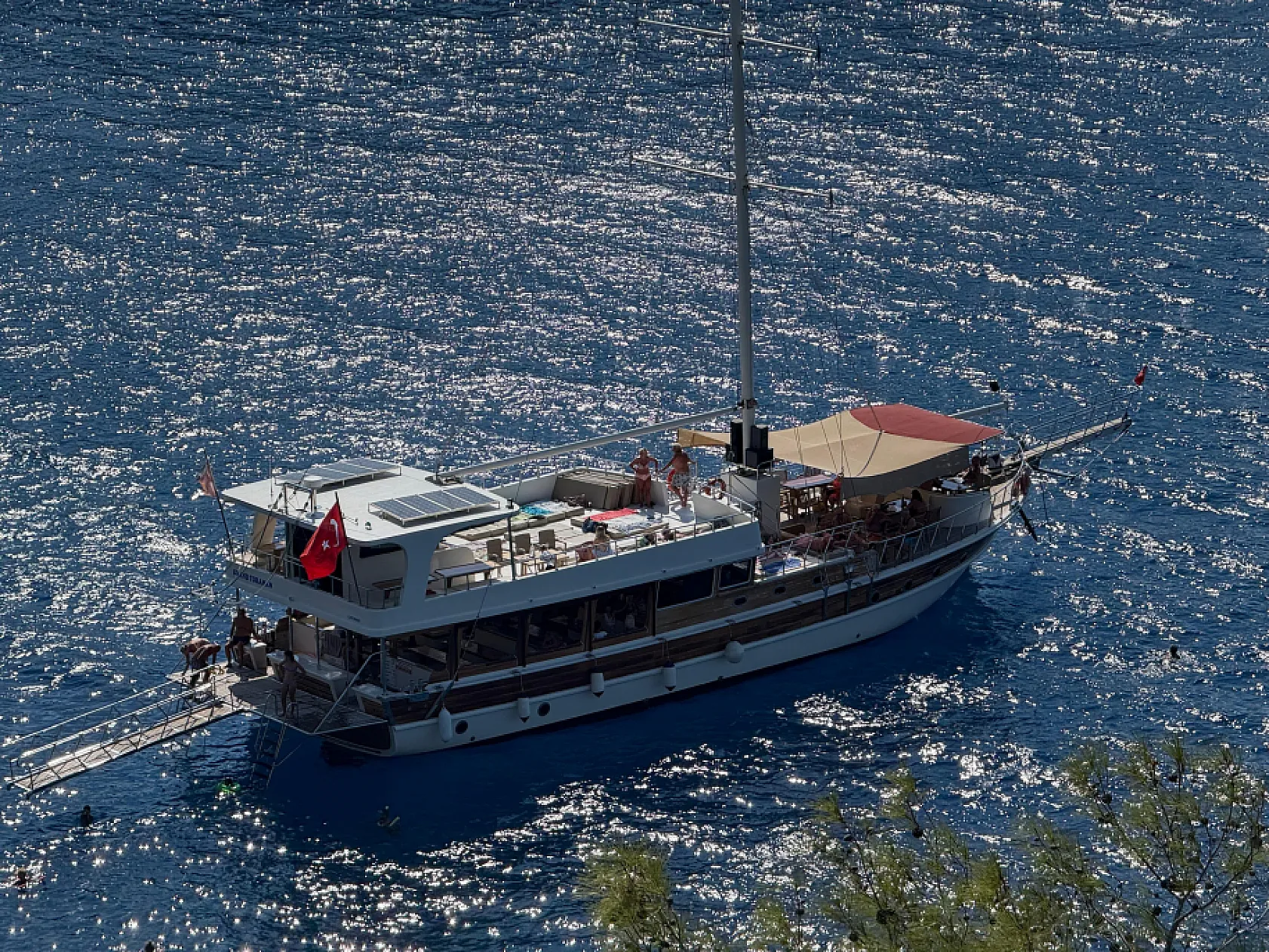 Fethiye Yarımada Koylarında Tekne Yoğunluğu