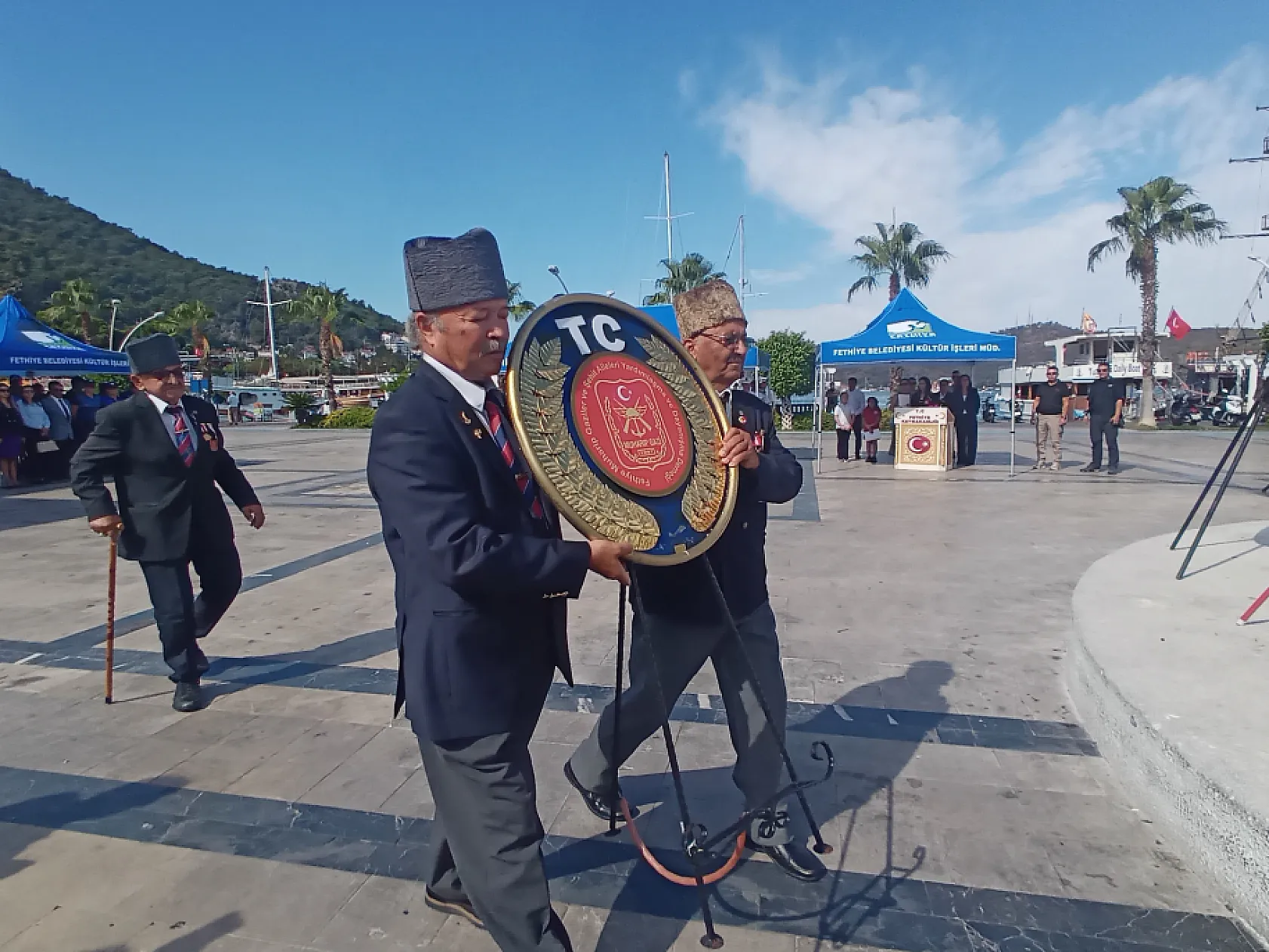 Fethiye'de 19 Eylül Gaziler Günü törenle kutlandı 