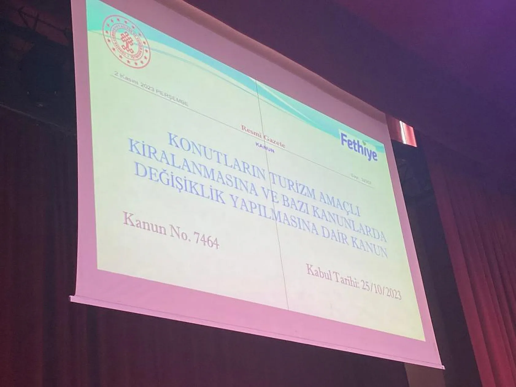 Fethiye'de Konutların Turizm Amaçlı Kiralanması Toplantısı Tekrardan Yapıldı