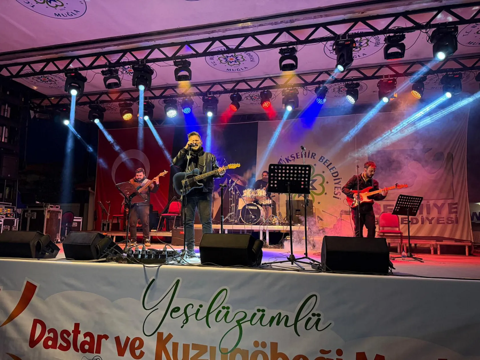 Fethiye Yeşilüzümlü Festivali'nde Müzik Dolu Unutulmaz Gece