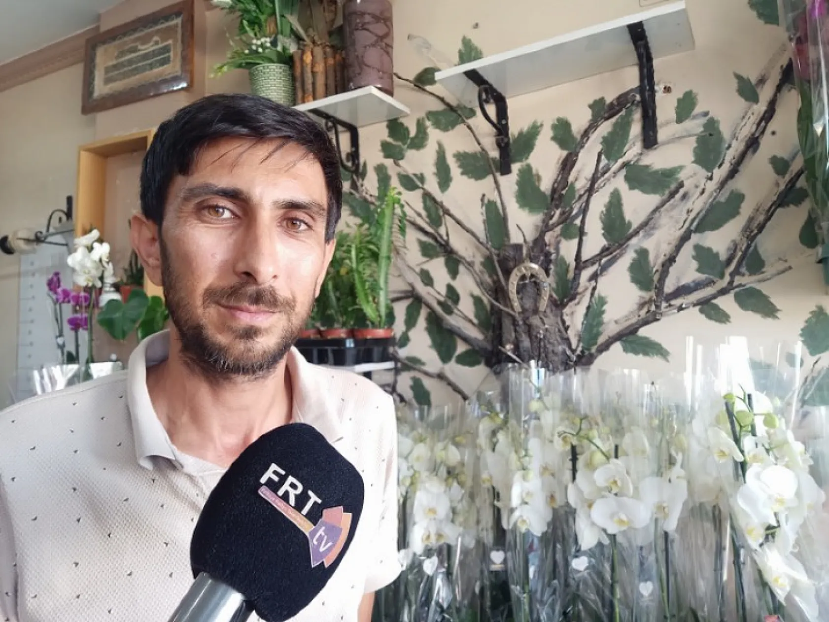 Fethiye'de çiçekçi Metin, 'Haksız rekabet yüzünden organizasyon işini bıraktım'