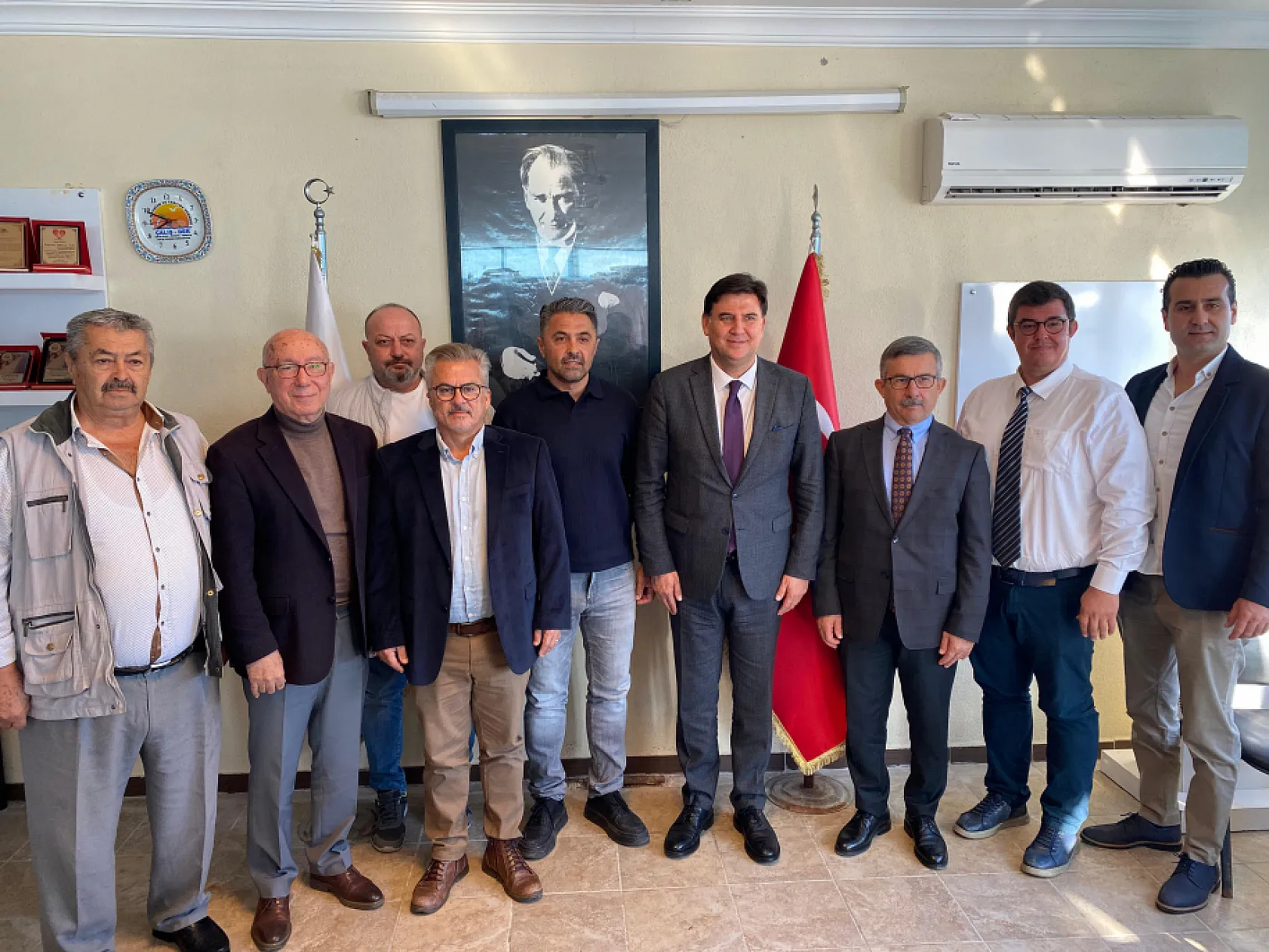 Fethiye Belediye Başkanı Alim Karaca, ÇALIŞ-DER'i Ziyaret Etti