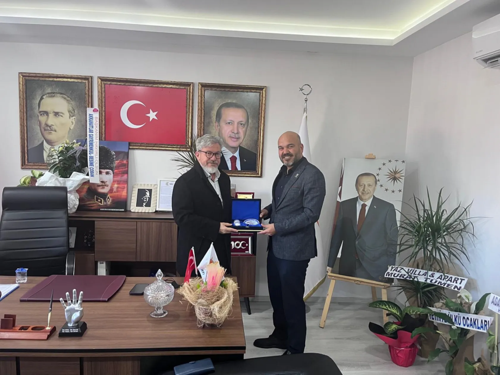 Sendika Temsilcilerinden AK Parti Fethiye İlçe Başkanı Sarıhan'a Ziyaret