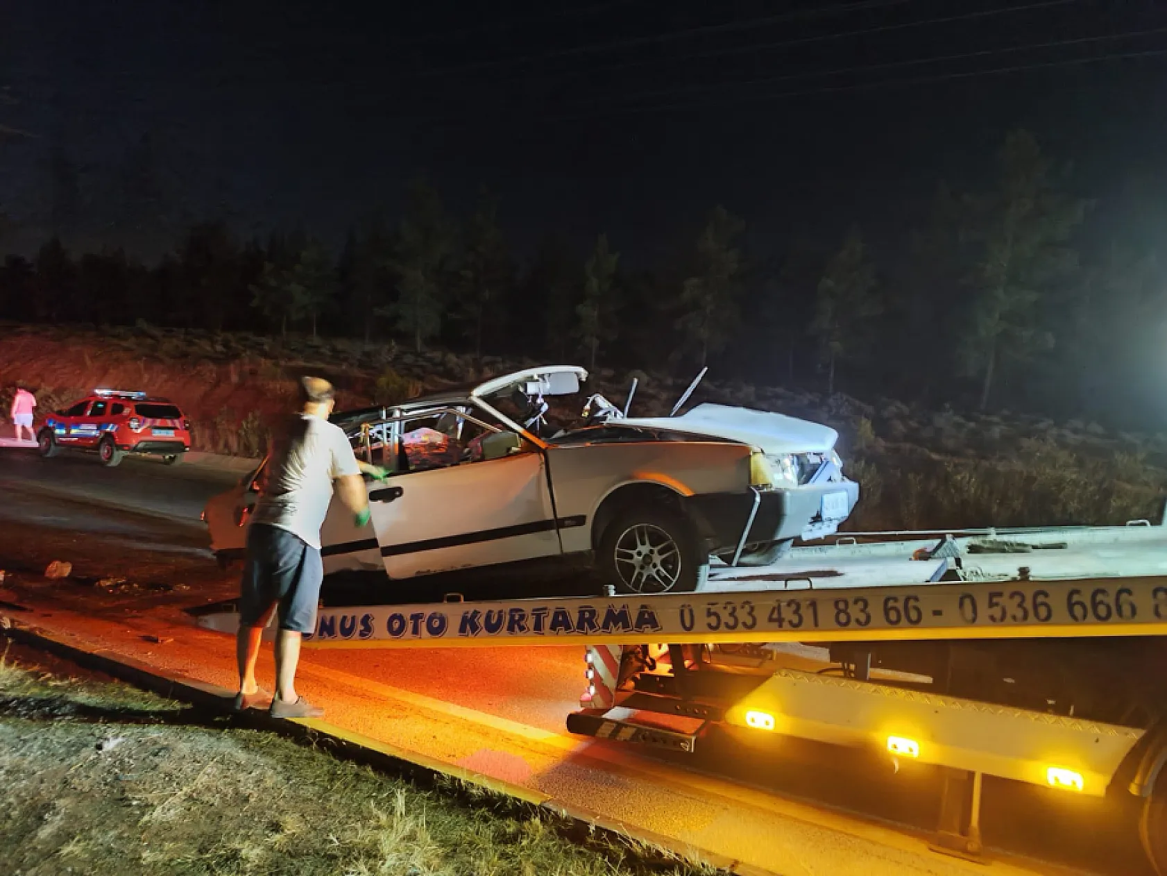 Fethiye Çevre Yolu Çırpı Mevkiinde Trafik Kazası