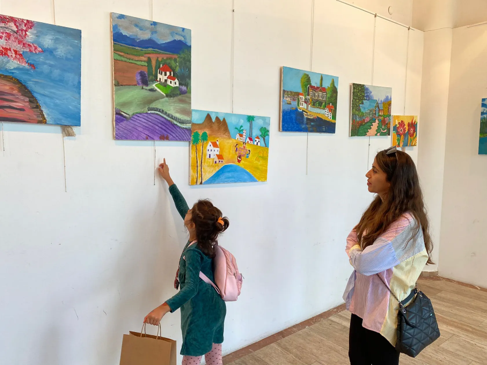 Fethiye'de Yağlı Boya Resim Sergisi Açıldı