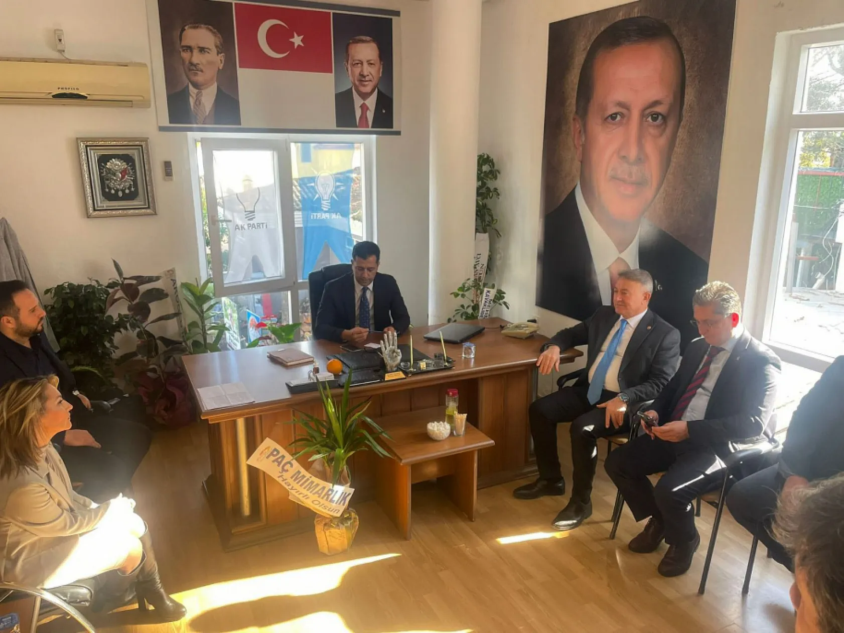 Laçin, Ayağının Tozuyla Teşkilatları Ziyaret Etti