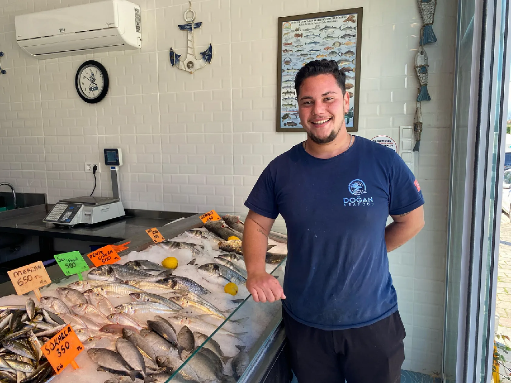 Fethiye'de balığın adresi Doğan Seafood