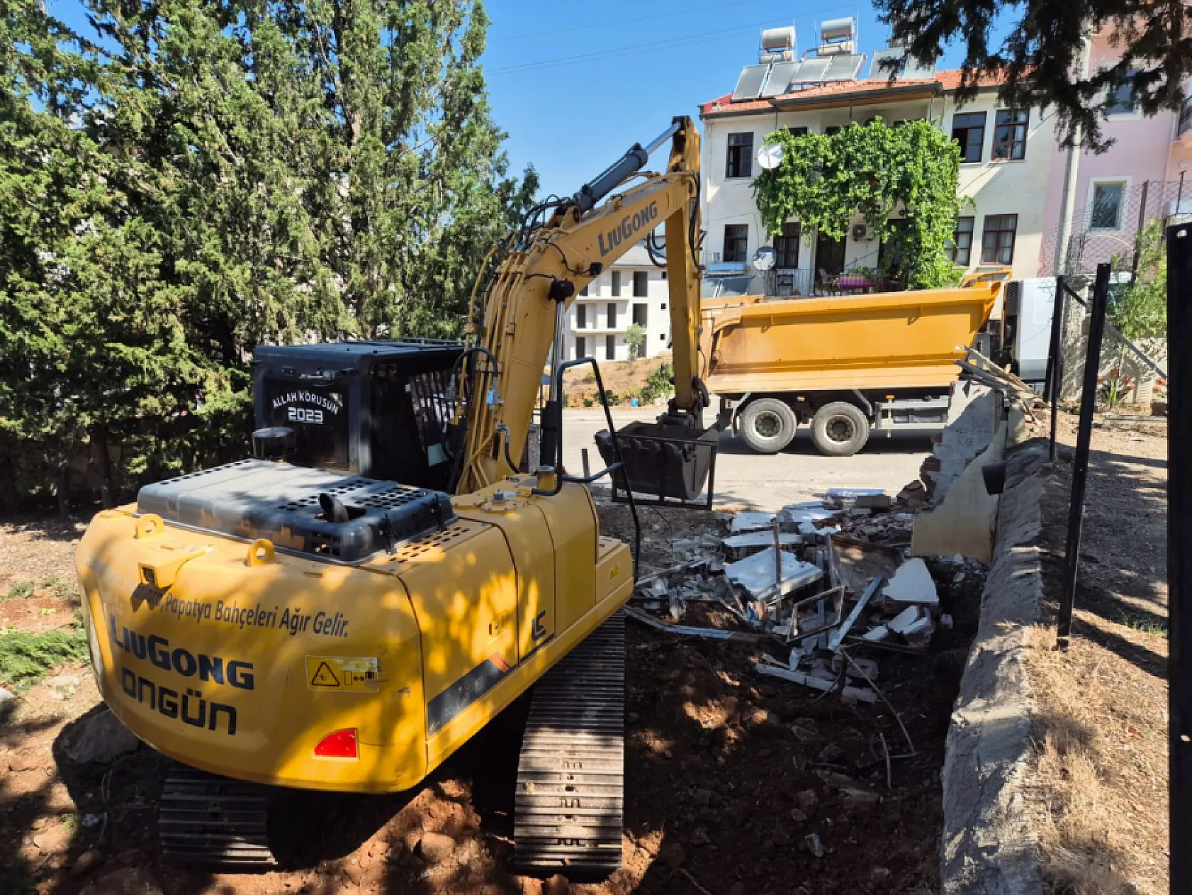 Fethiye'de 15 Yıldır Yapılması Beklenen Karaçulha Ortaokulu'nun Temeli Atıldı