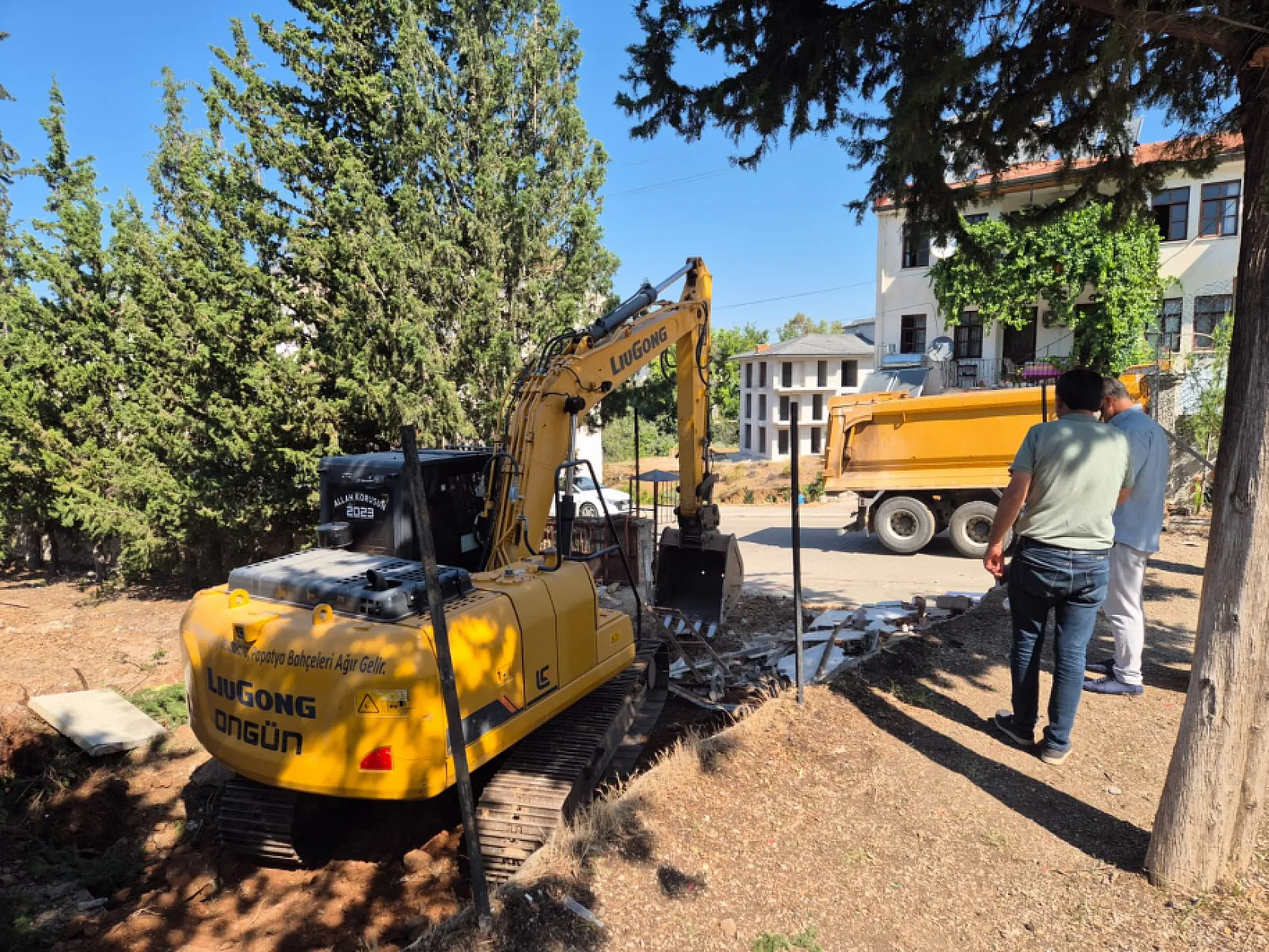Fethiye'de 15 Yıldır Yapılması Beklenen Karaçulha Ortaokulu'nun Temeli Atıldı