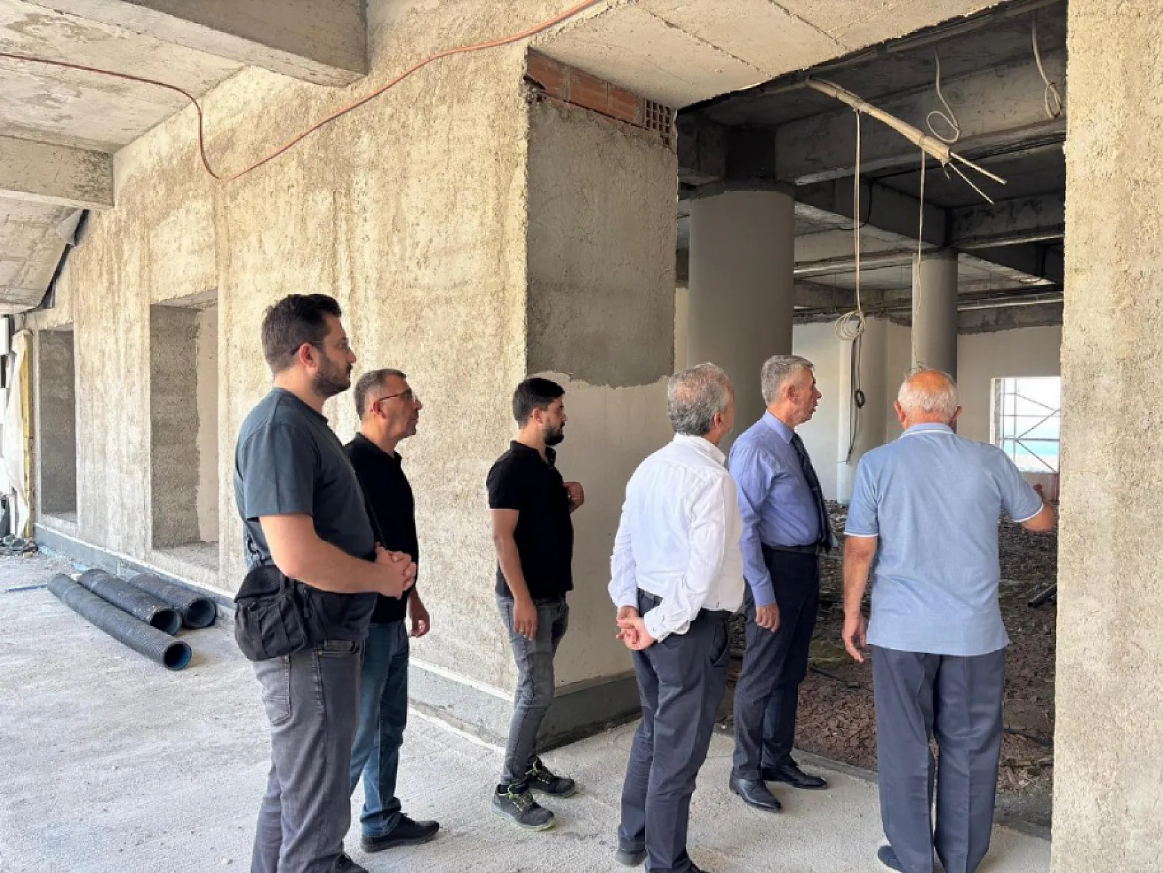 Bodrum Kaymakamı Sırmalı, yeni eğitim alanlarında incelemelerde bulundu