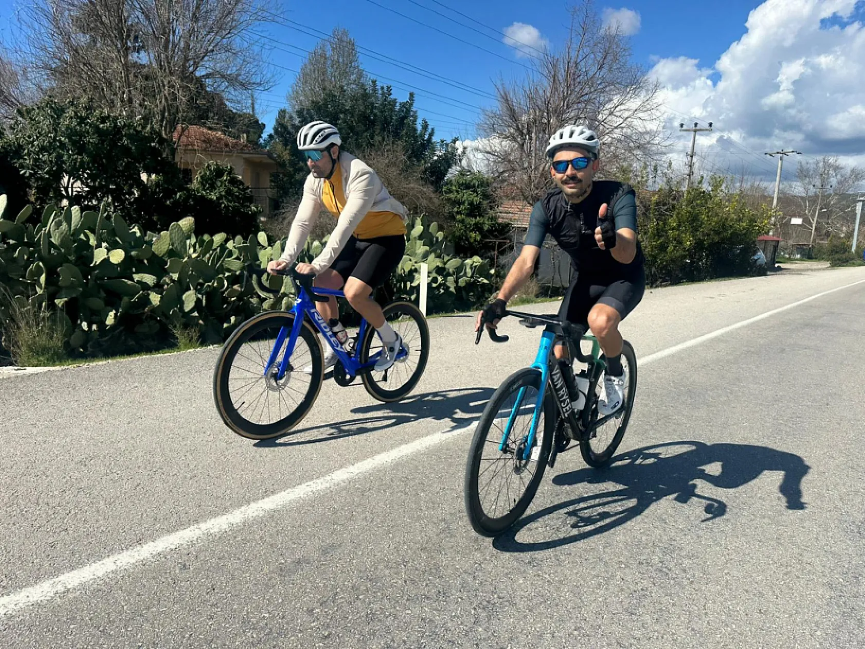 Fethiye'de Bisiklet Tutkunları 70 Kilometrelik Parkurda Pedal Çevirdi