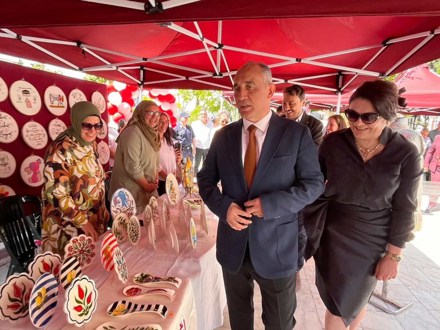 Yatağan'da kursiyerler el emeği ürünlerini sergilediler