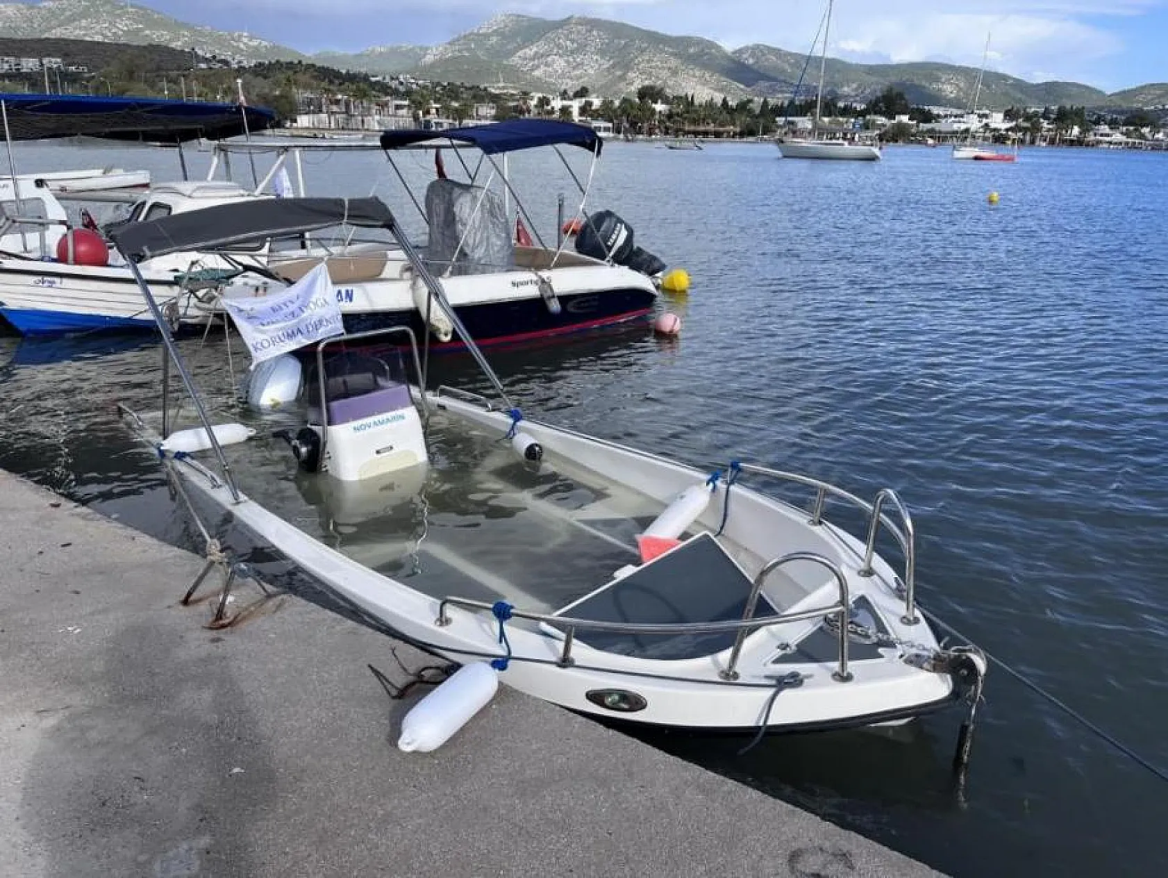 Bodrum'da Fırtına Tekneleri Batırdı