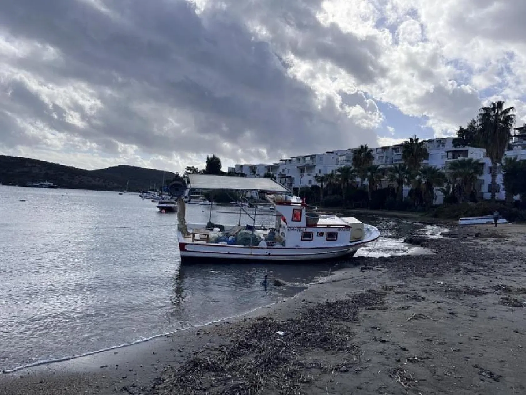 Bodrum'da Fırtına Tekneleri Batırdı