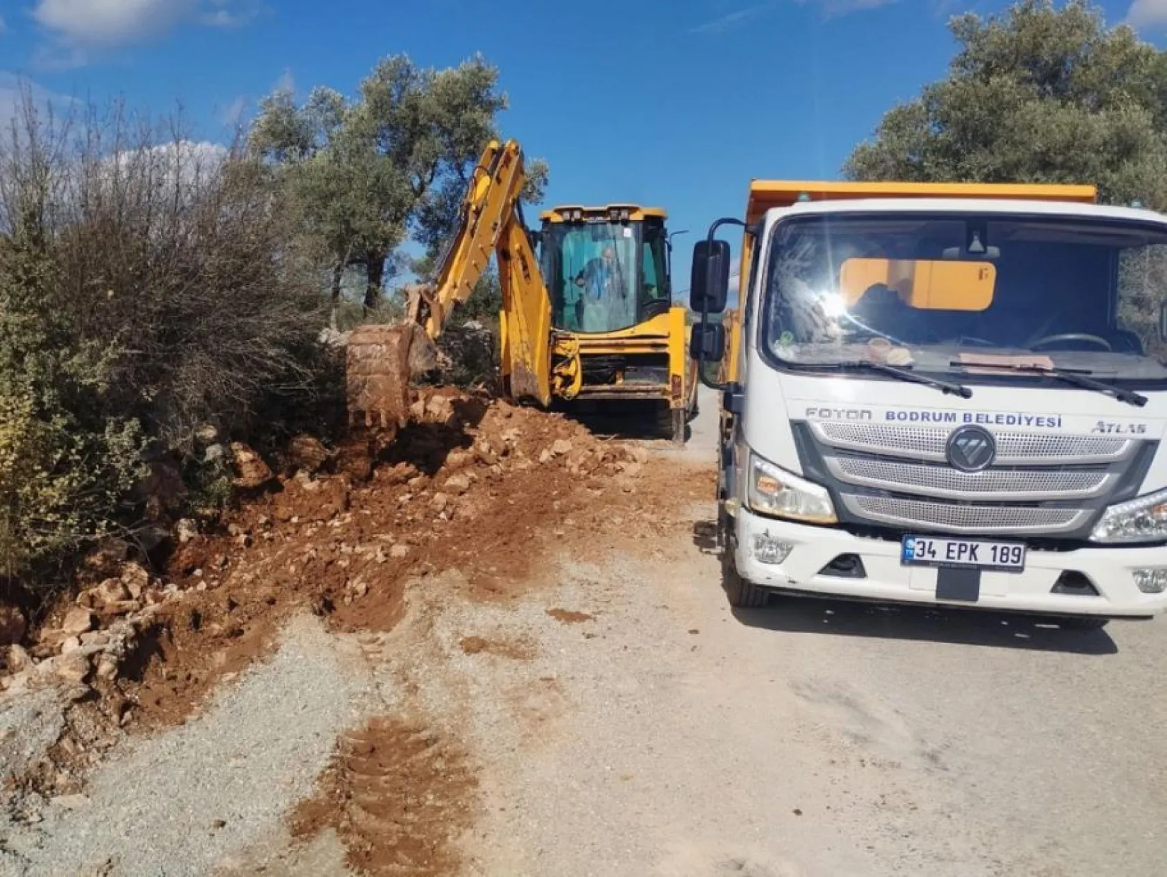 Bodrum'da yağmur hazırlıkları devam ediyor