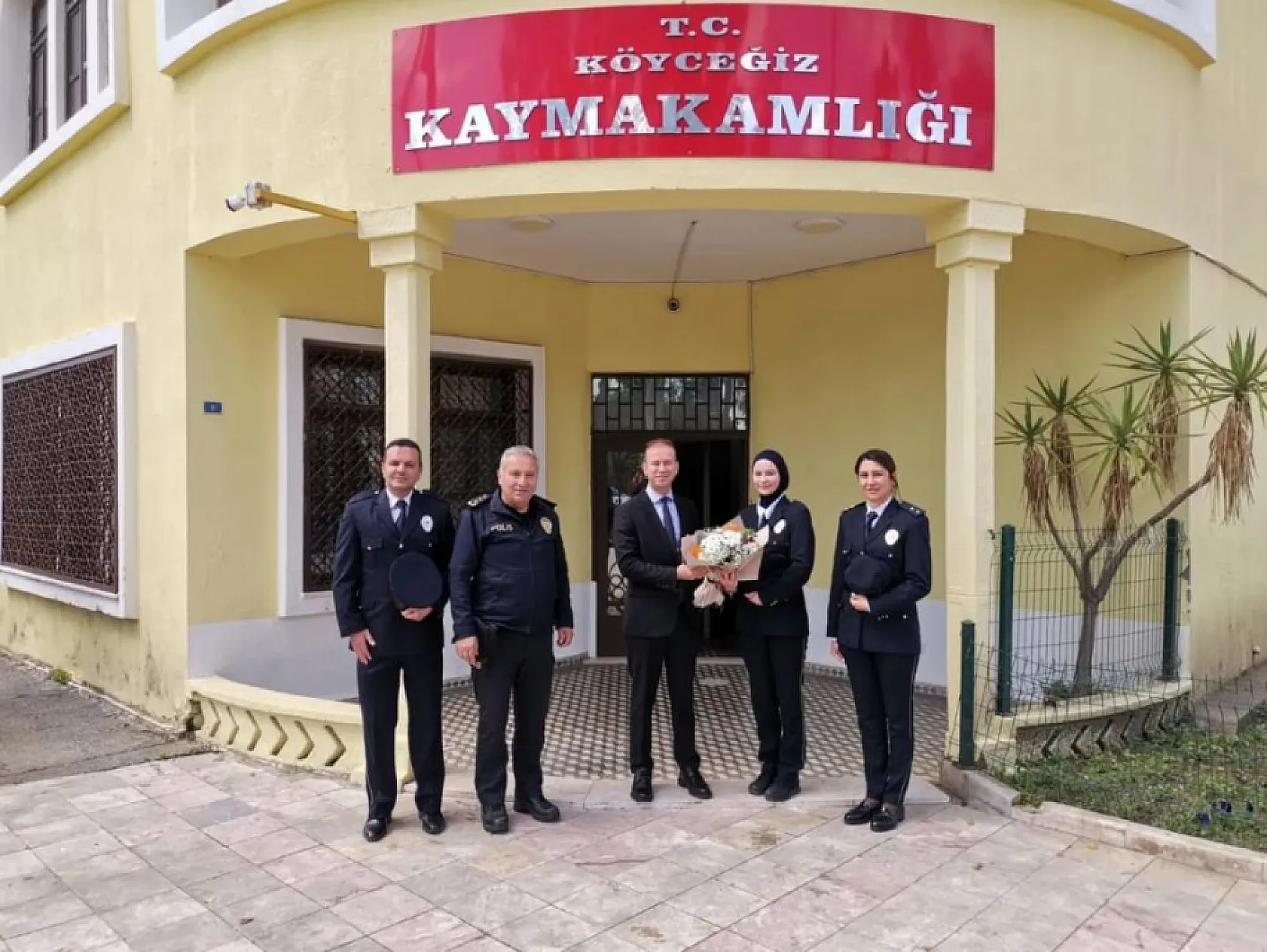 Köyceğiz İlçe Emniyet Müdürlüğü'nden Kaymakam Maslak'a ziyaret