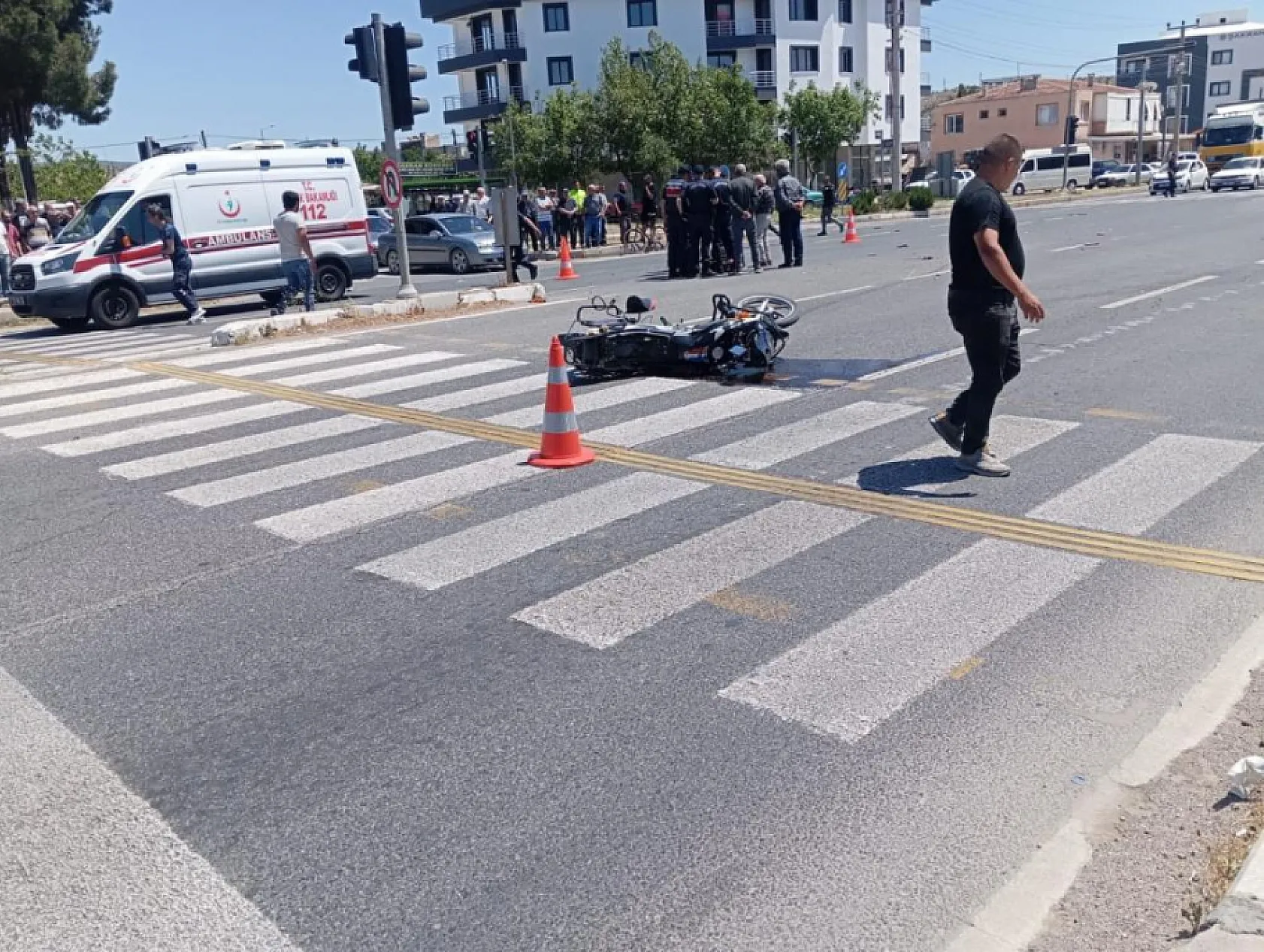 Feci kaza: Motosiklet sürücüsü hayatını kaybetti