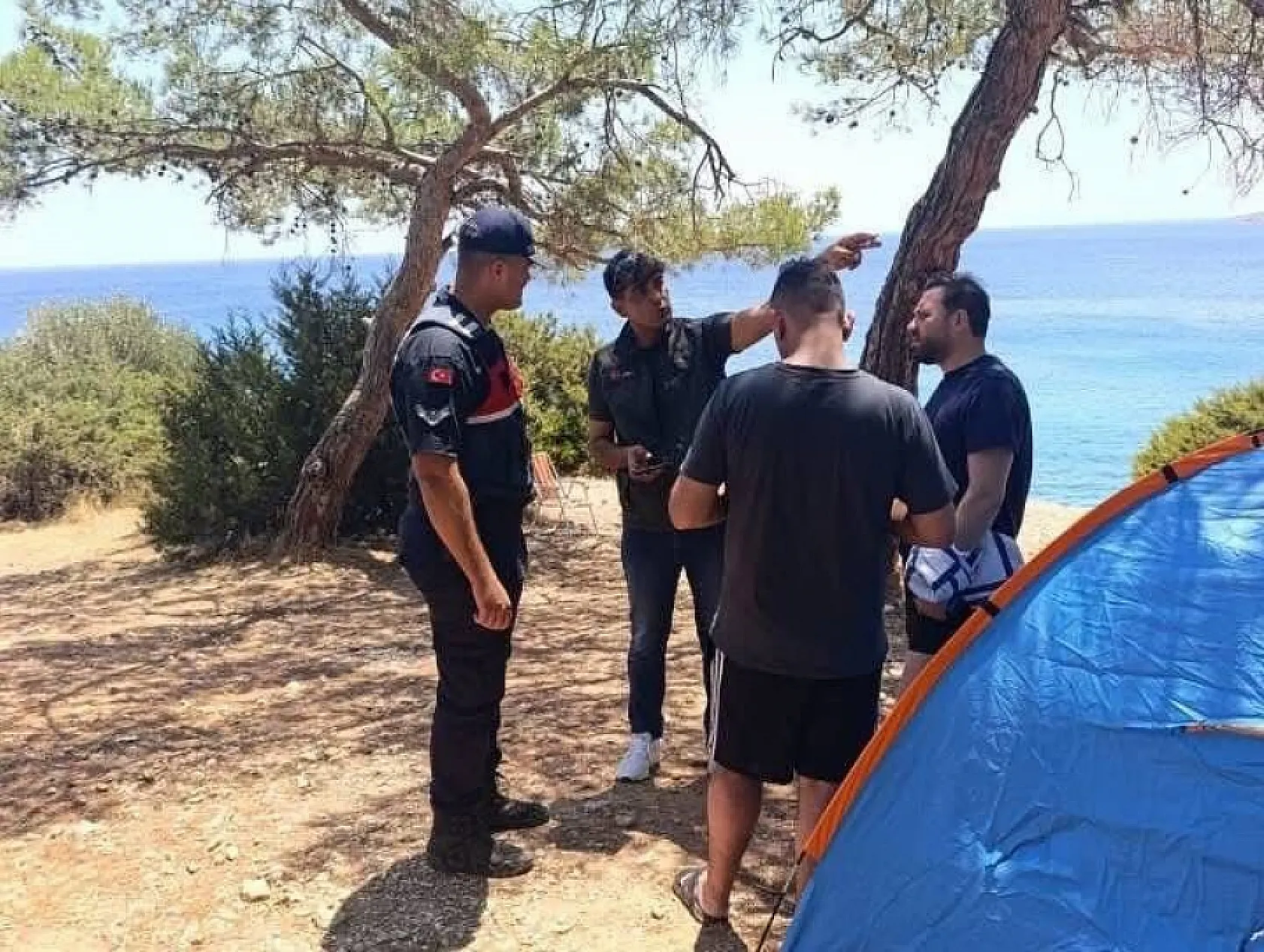 Datça'da orman yangınlarına karşı 7/24 nöbet