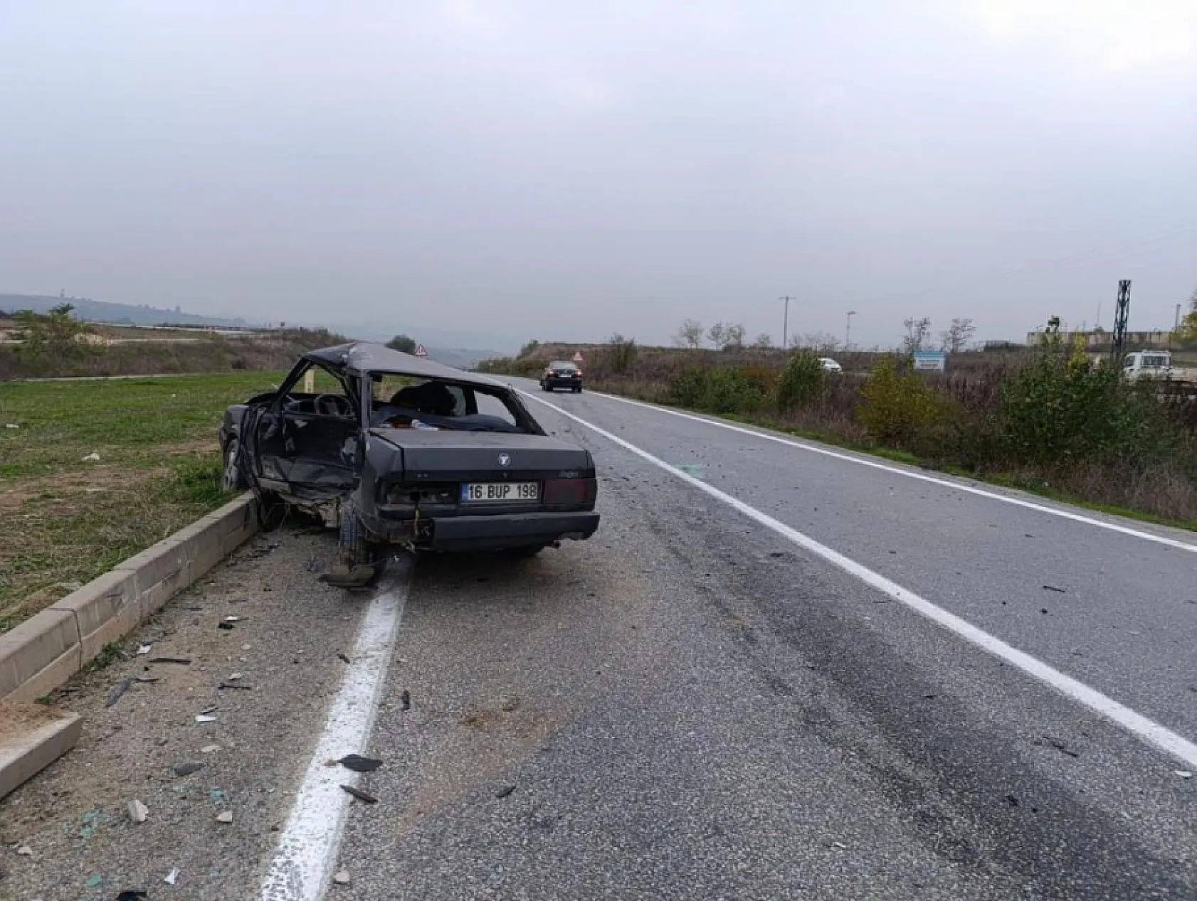 Trafik kazası: 1 ölü, 2 yaralı