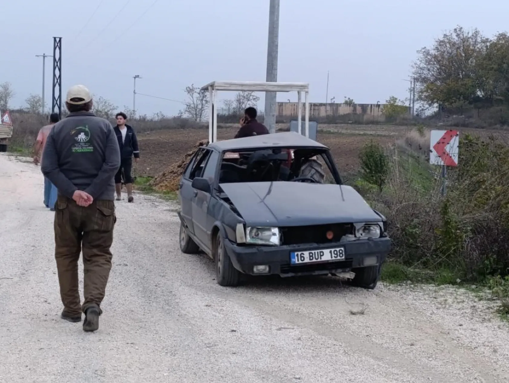 Trafik kazası: 1 ölü, 2 yaralı