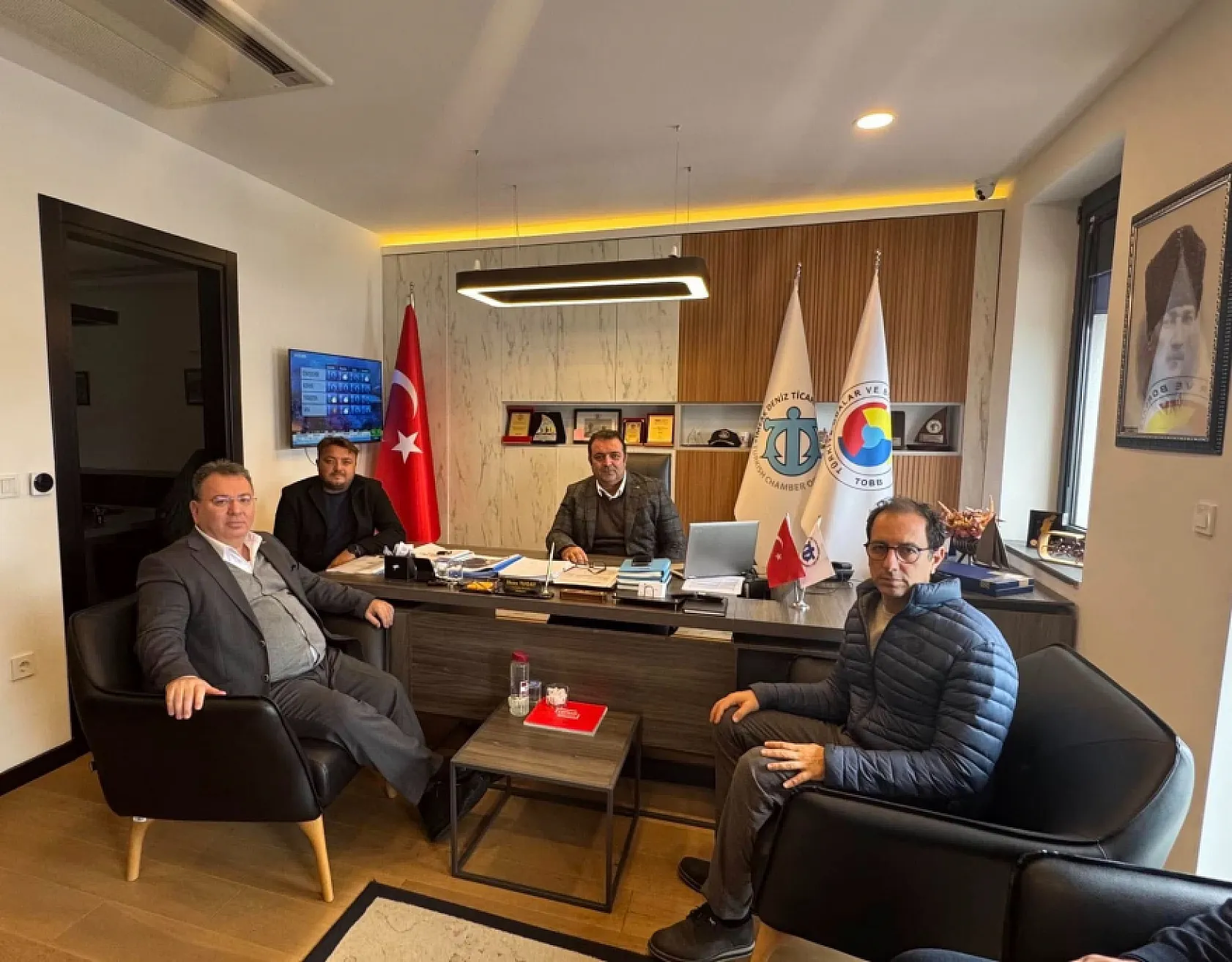 FODER Heyeti, İMEAK DTO Fethiye Şubesi'ni Ziyaret Etti