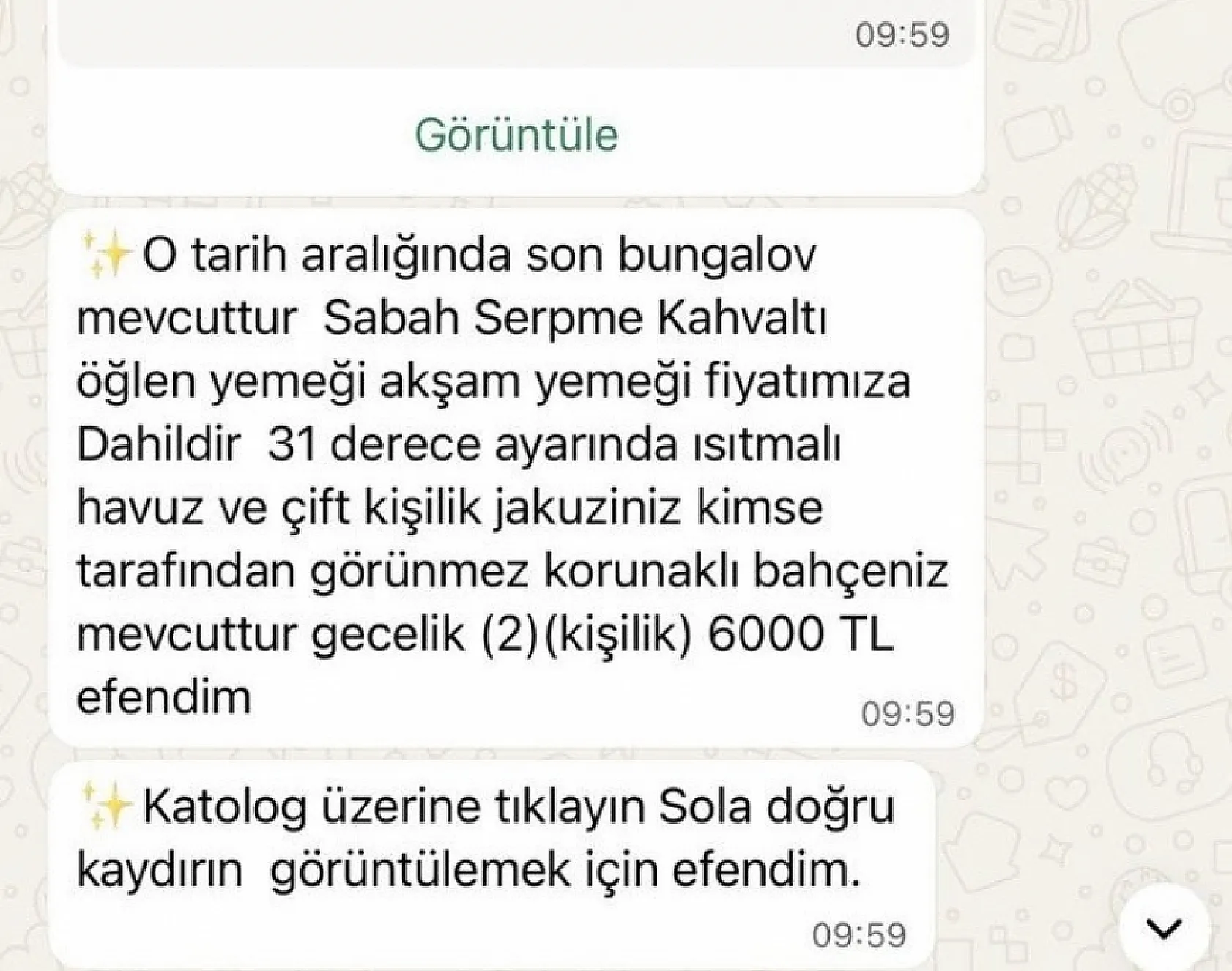 Bungalov rezervasyonu kabusa döndü: Olmayan tesisle dolandırıldılar