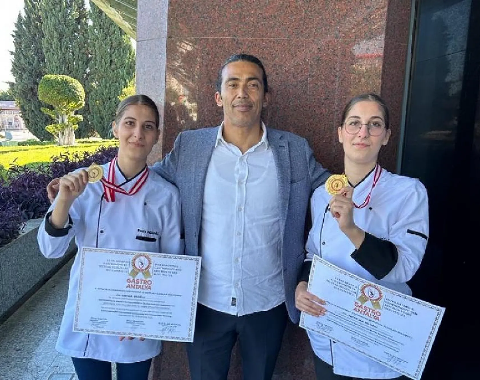 Fethiye'ye altın madalya ile döndüler