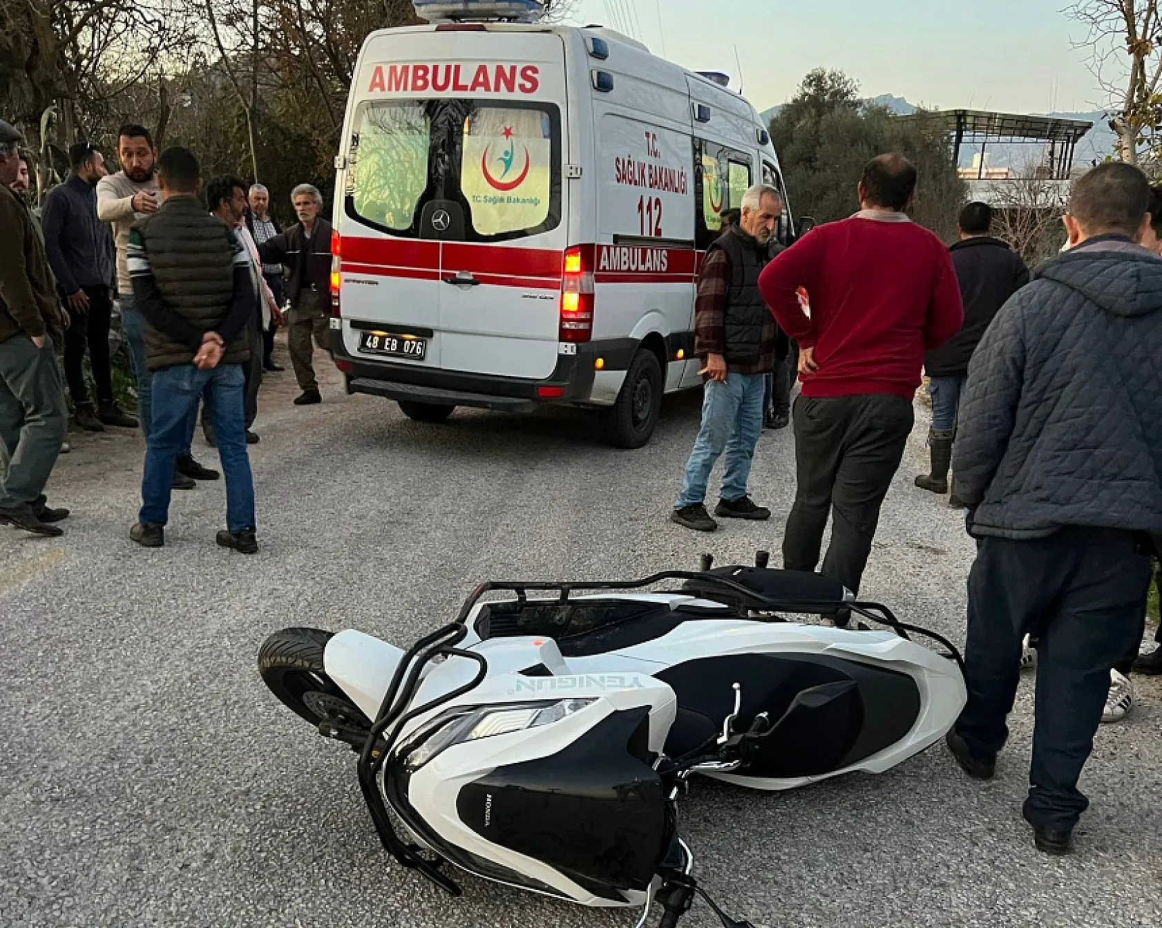 Milas'ta trafik kazası: 1 yaralı