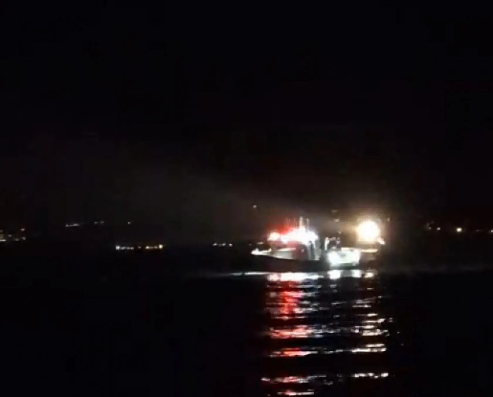 Batan teknede 1 kişi hayatını kaybetti