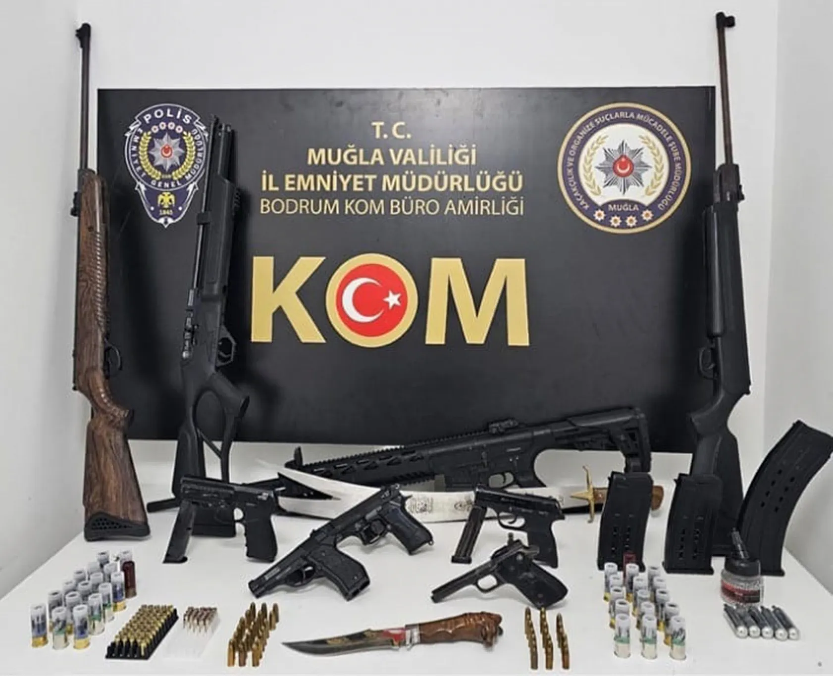 Muğla'nın 7 ilçesinde silah operasyonu: 4 tutuklama