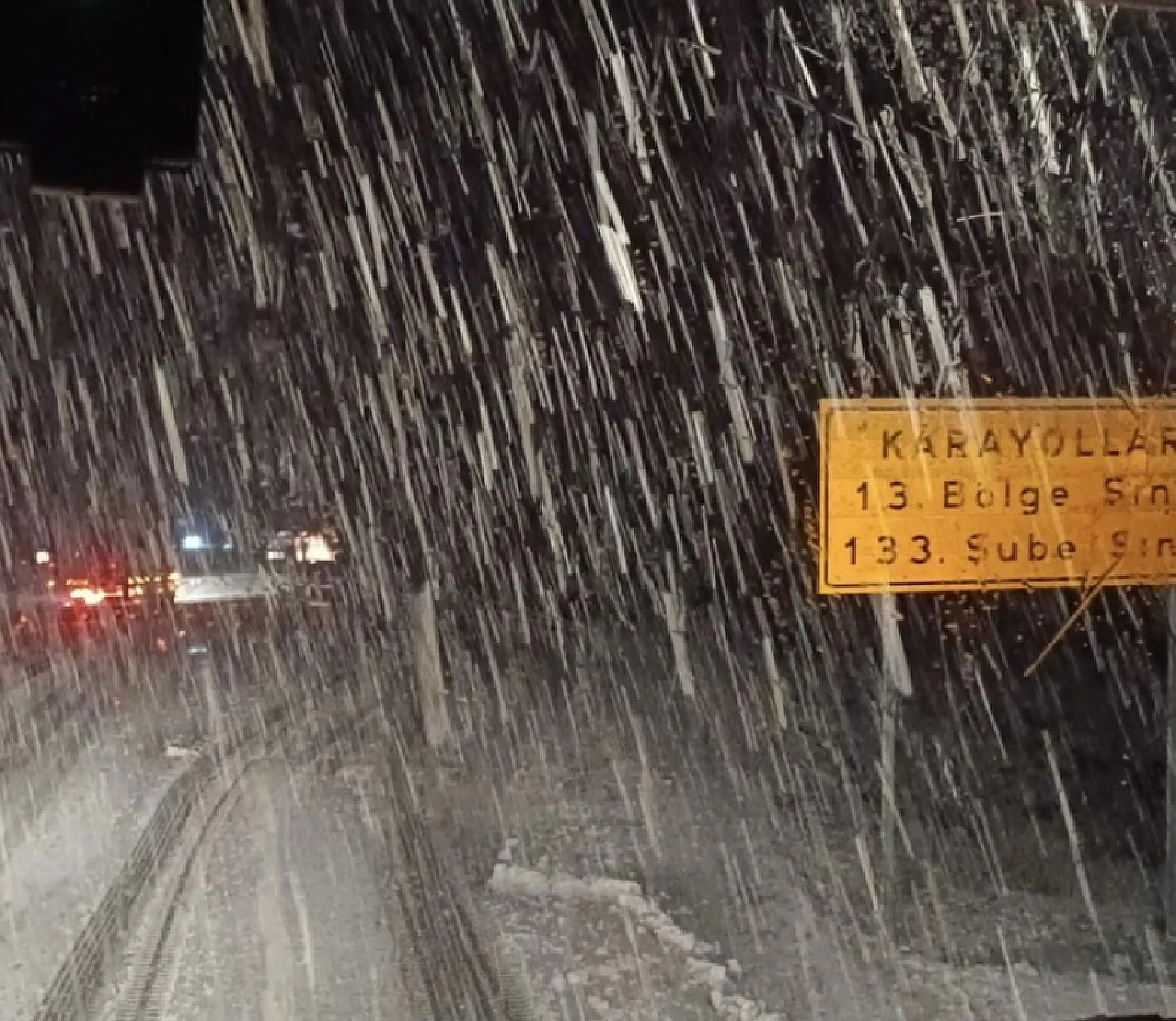 Antalya'da şok kar yağışı