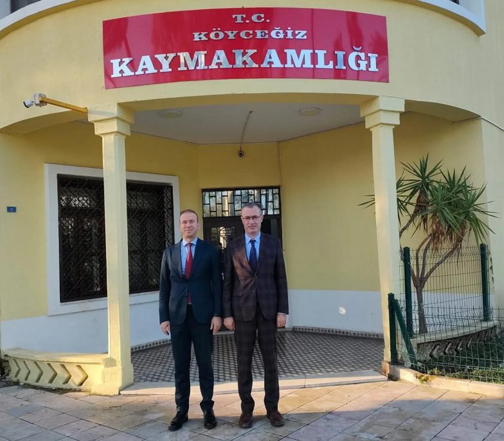 Kaymakam Maslak, Kaymakam Ertaş'ı Ağırladı