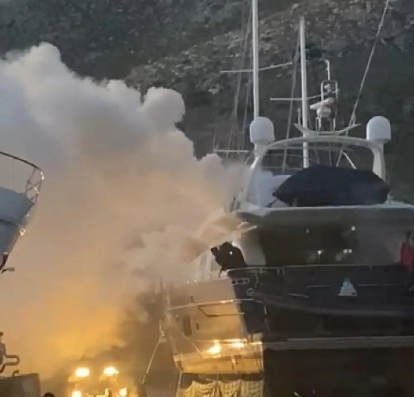 Yatta elektrik arızası nedeniyle yangın çıktı