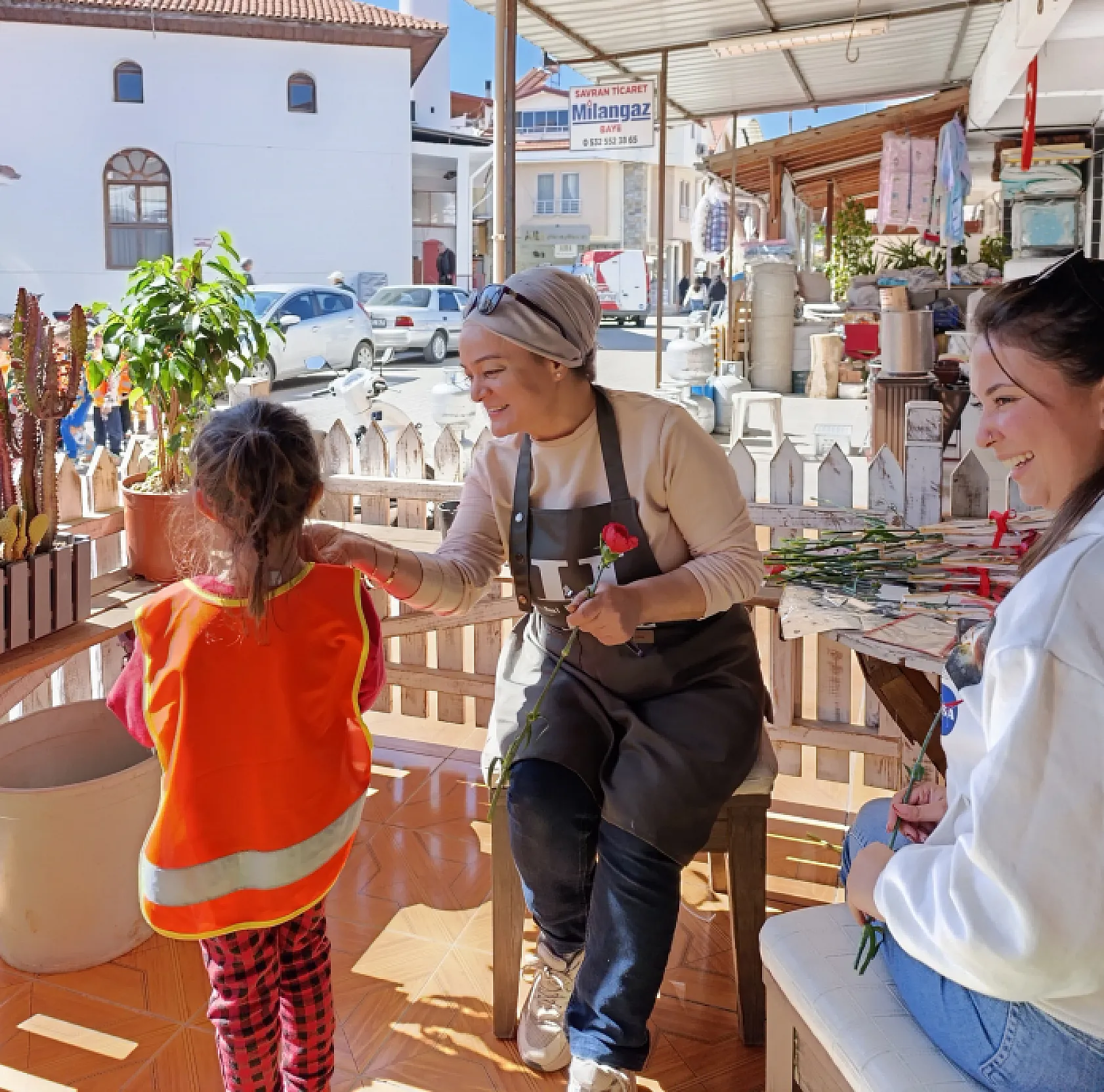 Köyceğiz'de miniklerden 8 Mart'a anlamlı kutlama