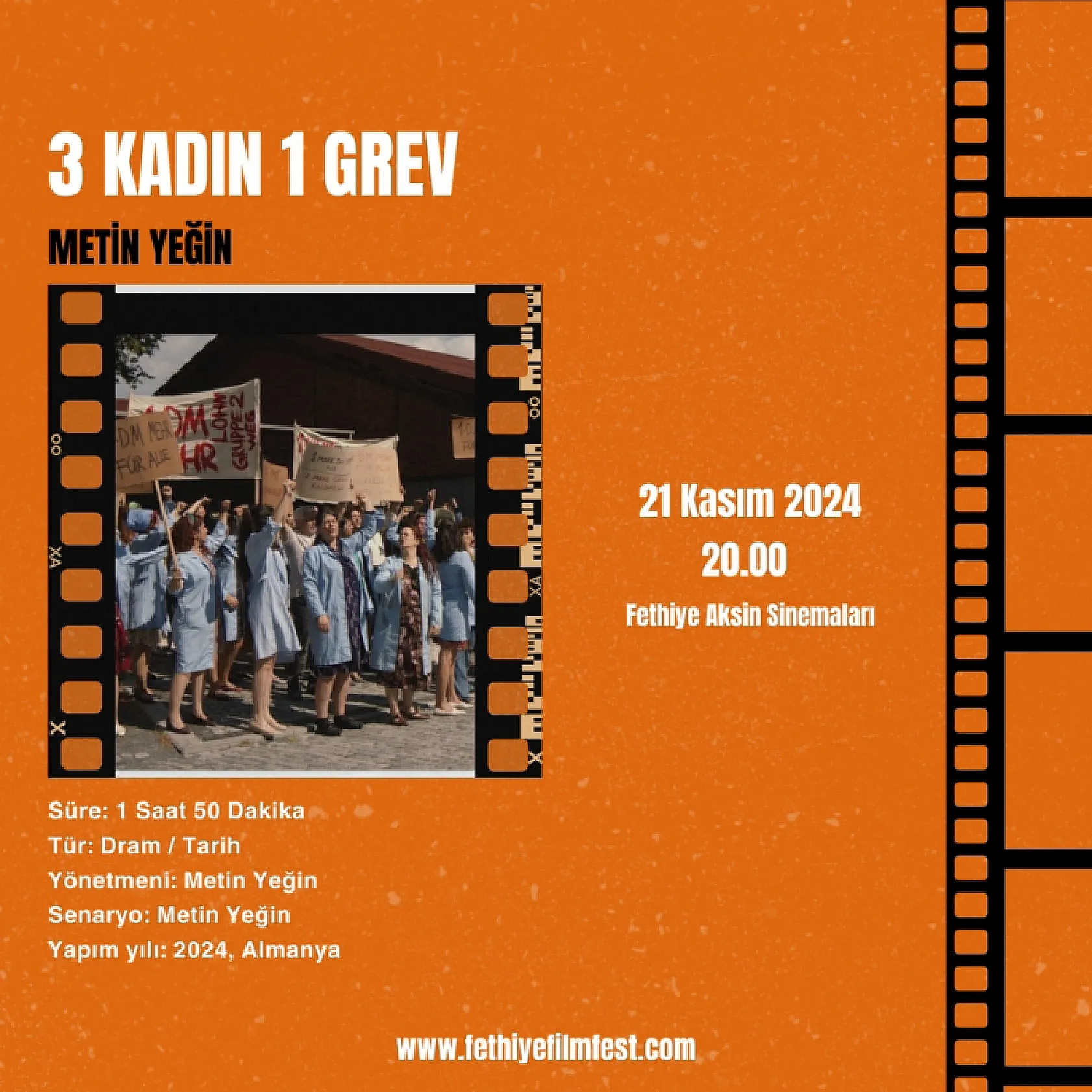2. Fethiye Film Festivali Festival Programı ve Gösterim Seçkisi