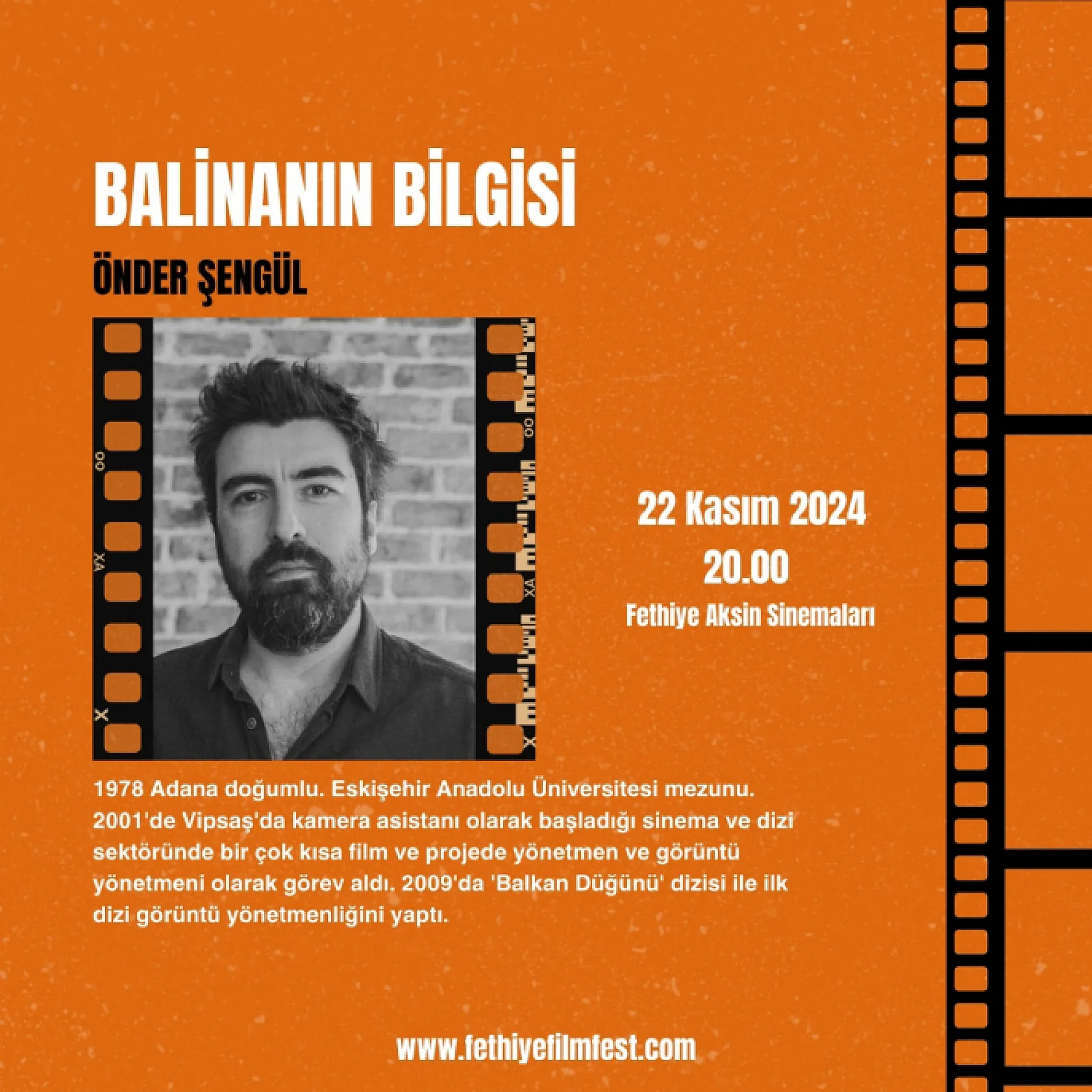 2. Fethiye Film Festivali Festival Programı ve Gösterim Seçkisi