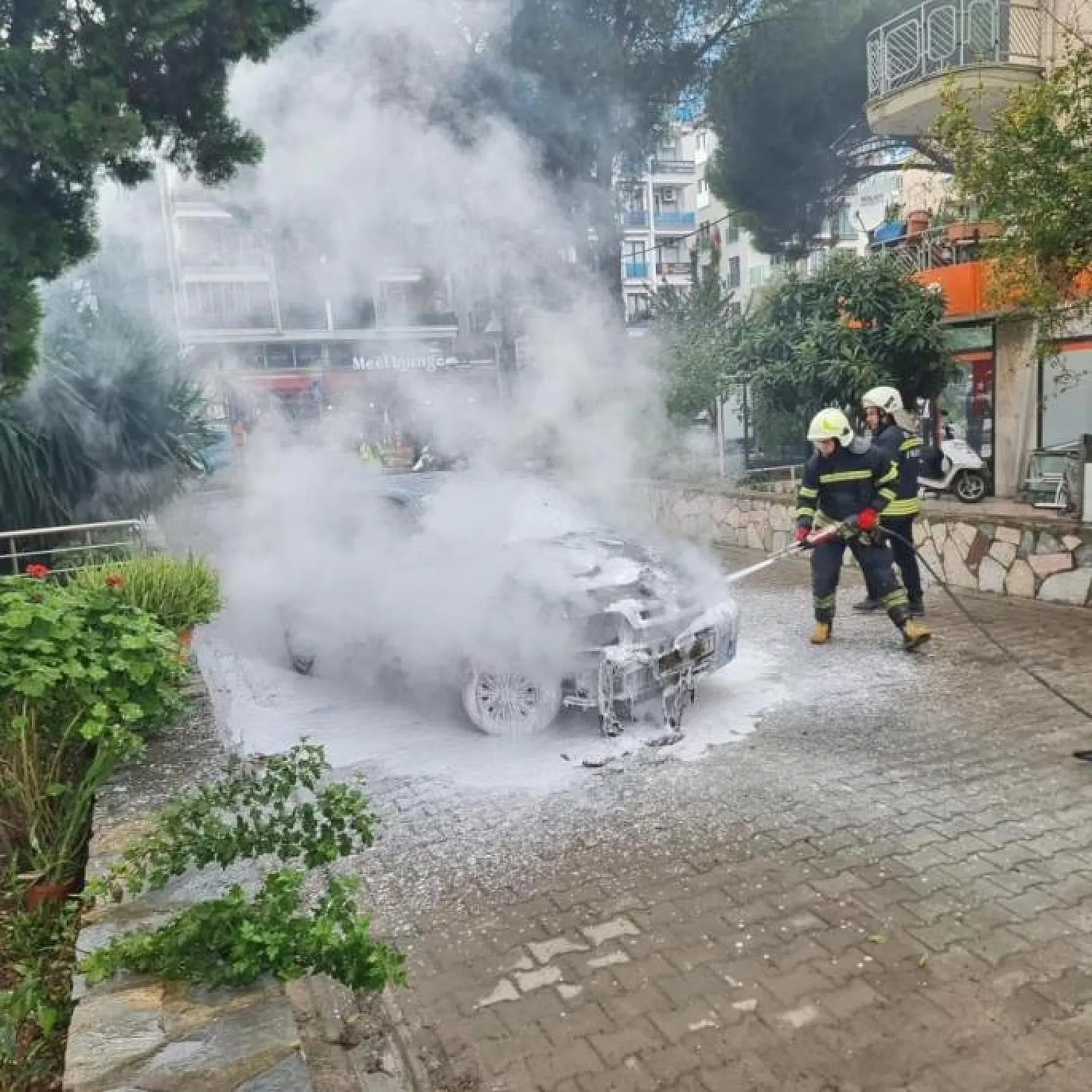 İtfaiyenin hızlı müdahalesi faciayı önledi
