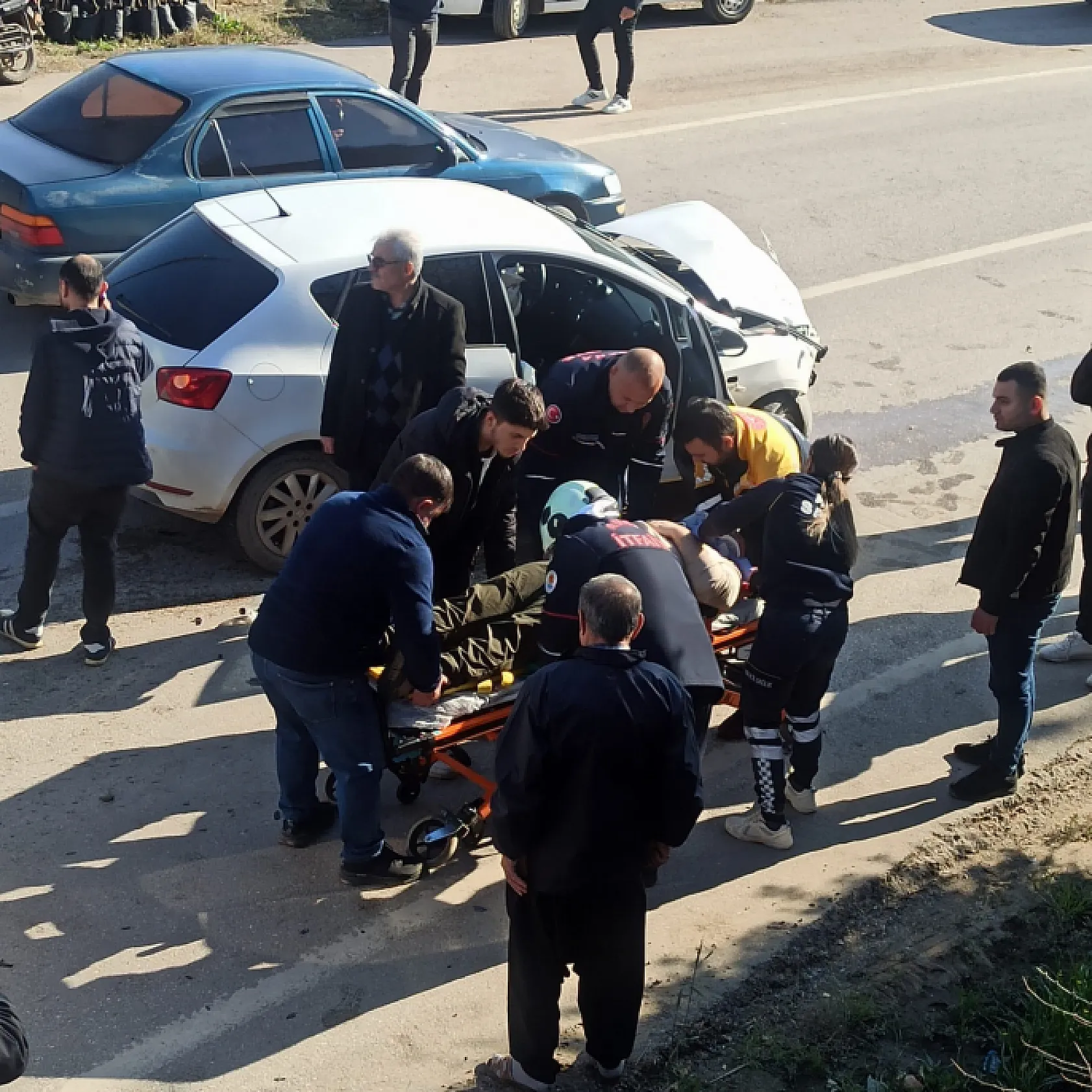 Feci trafik kazası: 2 yaralı