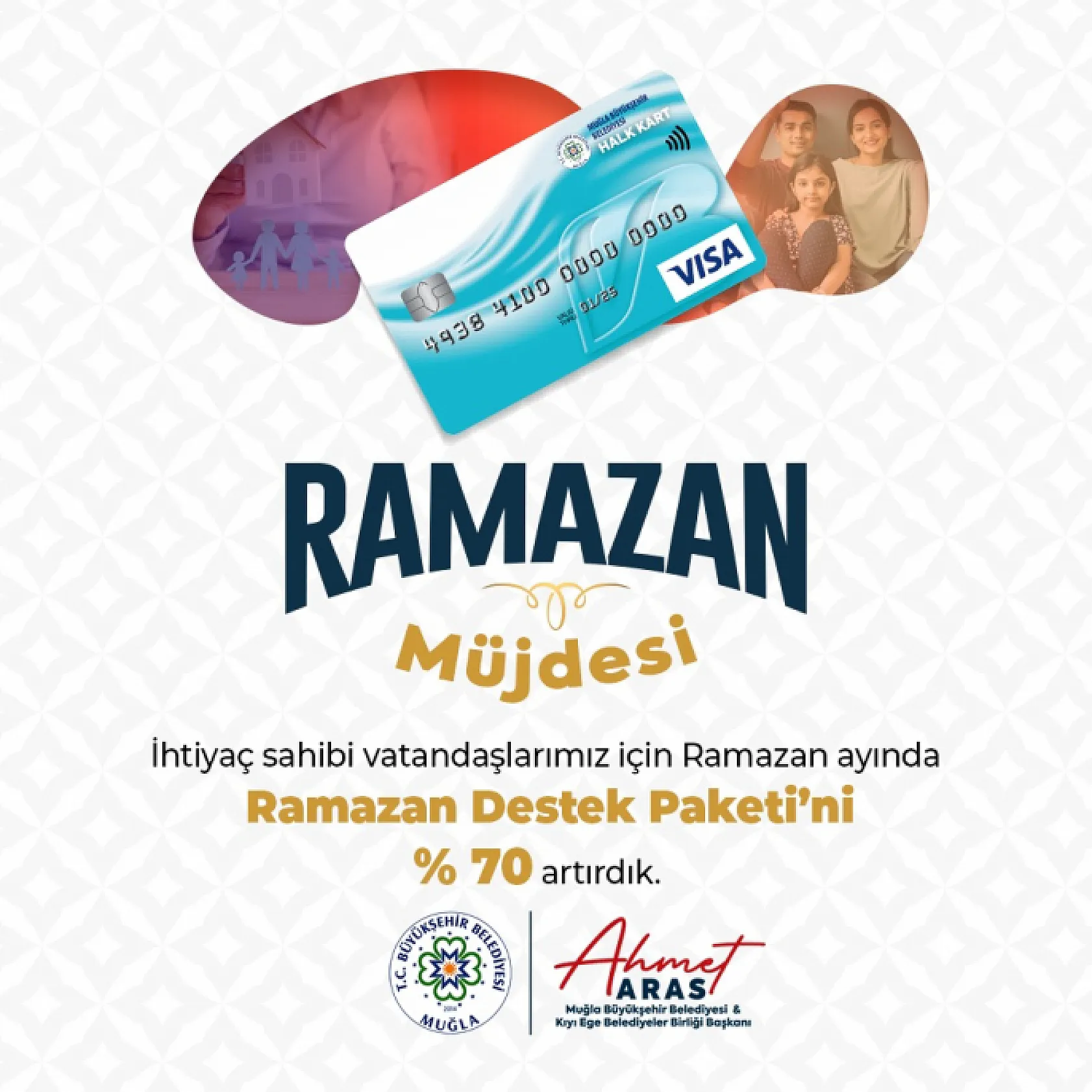 Muğla Büyükşehir Ramazan Ayı desteği'ni yüzde 70 arttırdı