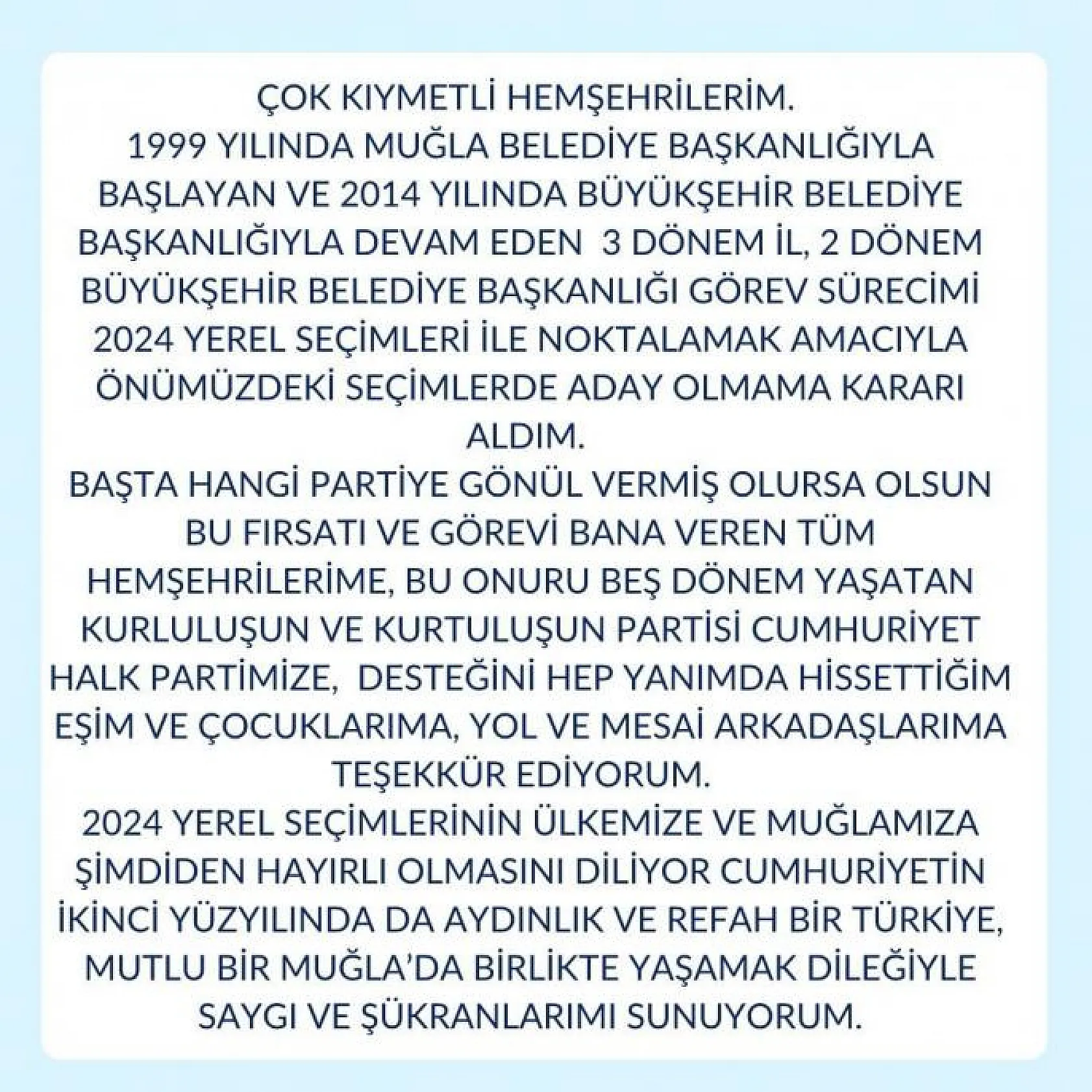SON DAKİKA: Osman Gürün Aday Olmayacağını Açıkladı!