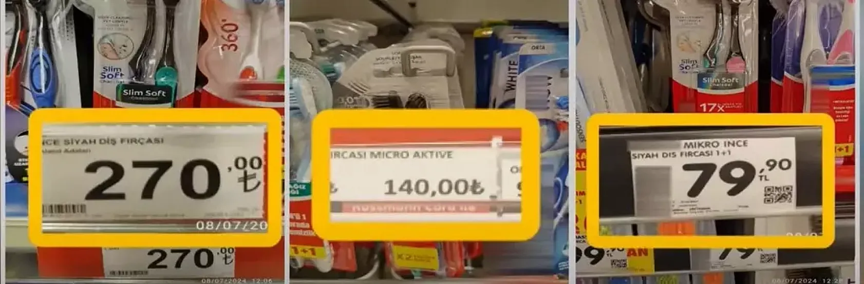 Vatandaş Market Fiyat Farklarına İsyan Ediyor: Aynı Ürün 4 Farklı Fiyat, Yüzde 300 Daha Ucuz!