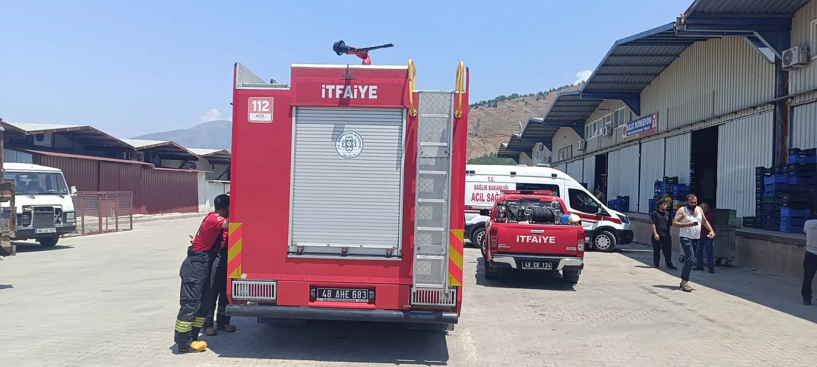 Fethiye Karaçulha halinde korkutan yangın: İtfaiyenin hızlı müdahalesi facianın önüne geçti