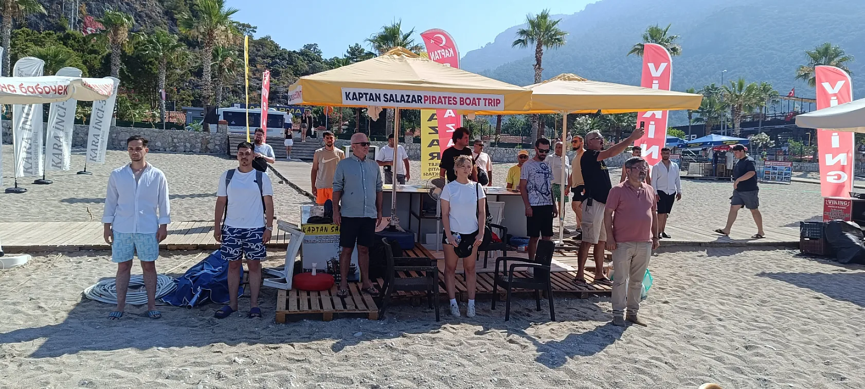 Ölüdeniz'de 1 Temmuz Denizcilik ve Kabotaj Bayramı denizde coşkuyla kutlandı