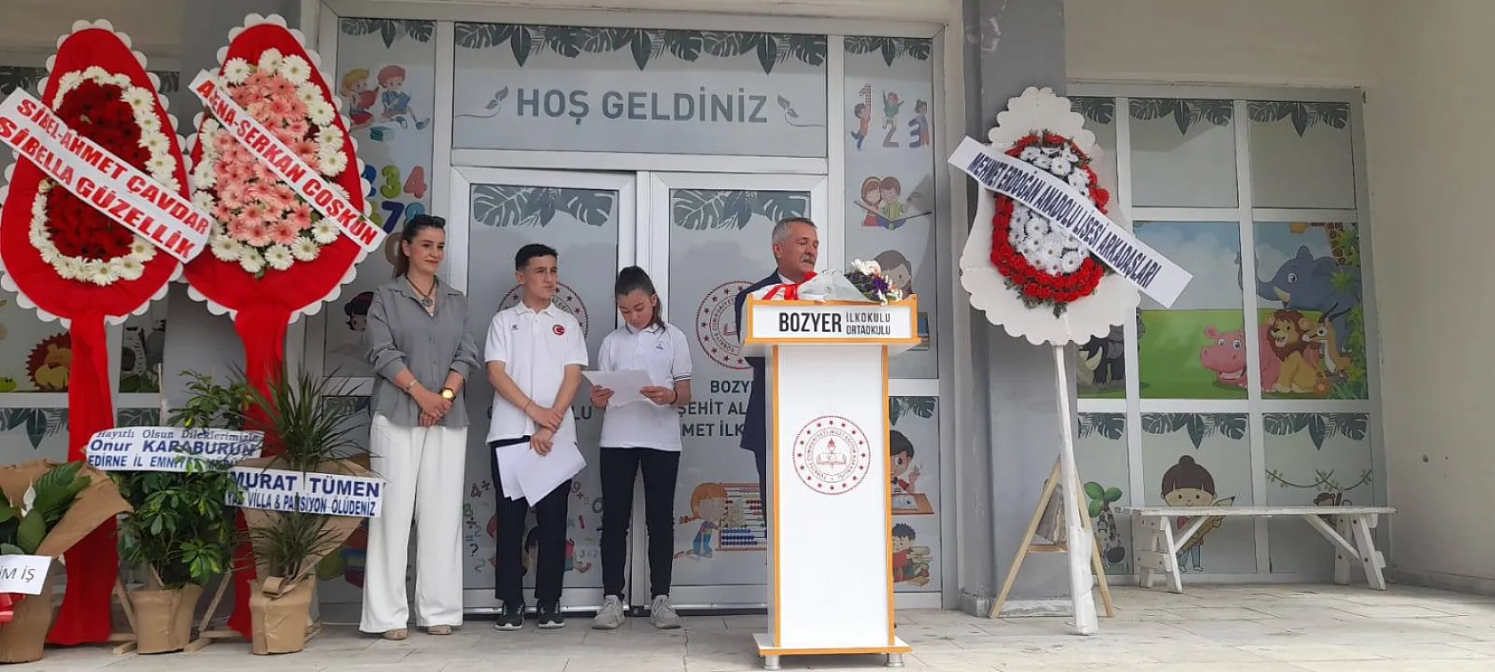 Fethiye'de Şehit Ali Galip Met İlkokulu'na anlamlı bağış