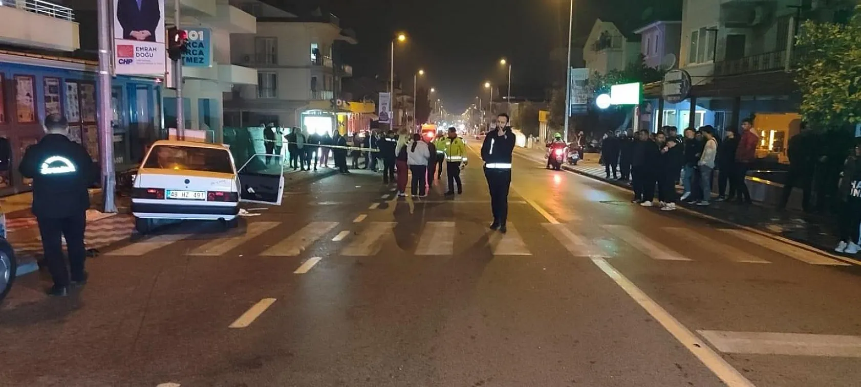 Araç, motosiklete çarptı 1 kişi hayatını kaybetti