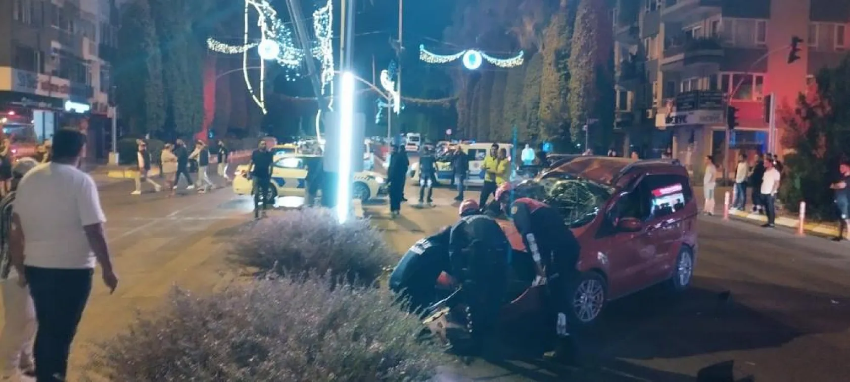 Feci trafik kazası: 2 yaralı