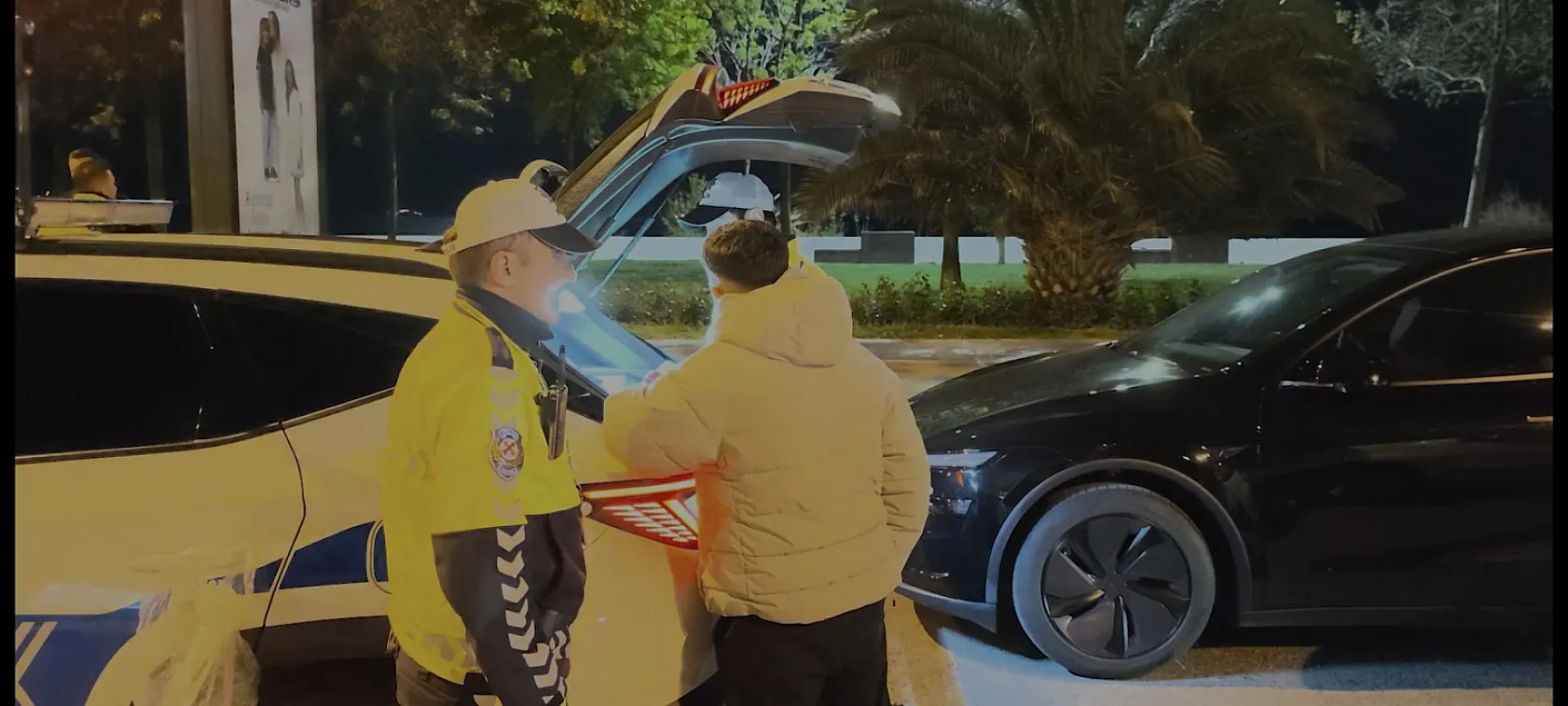 Drift şovu yapan sürücüler yakalandı