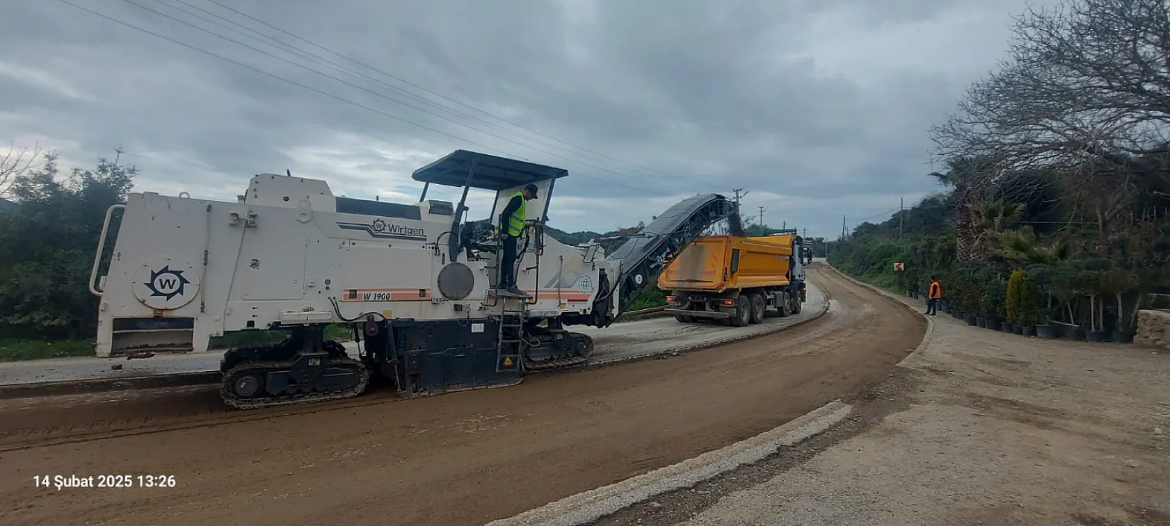 Büyükşehir'den Bodrum'a 28 Milyonluk Yol Yatırımı